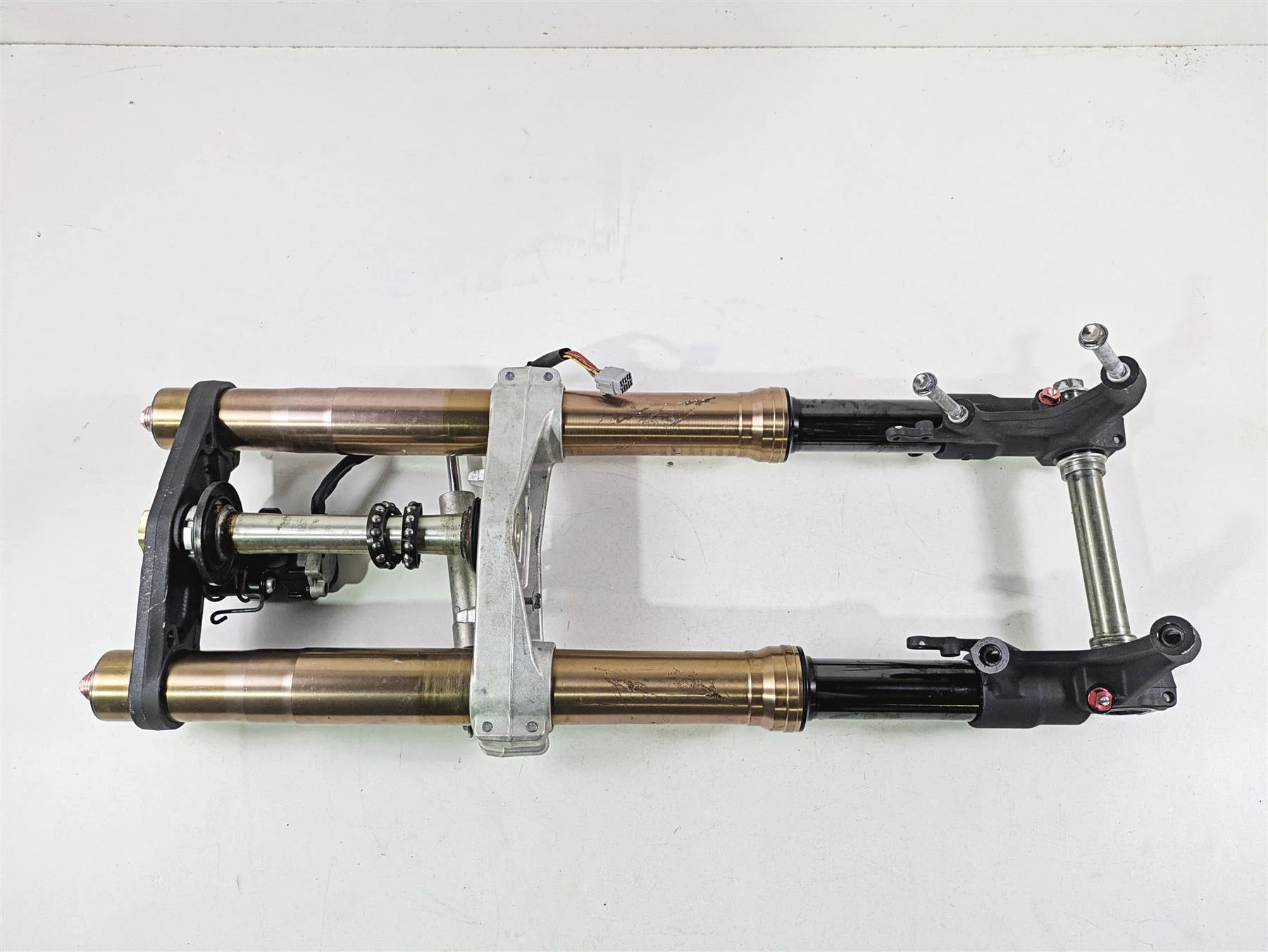 2006 Suzuki GSXR1000 K6 Straight Front Fork Triple Tree Damper Set 51103-41G20 - Image 2