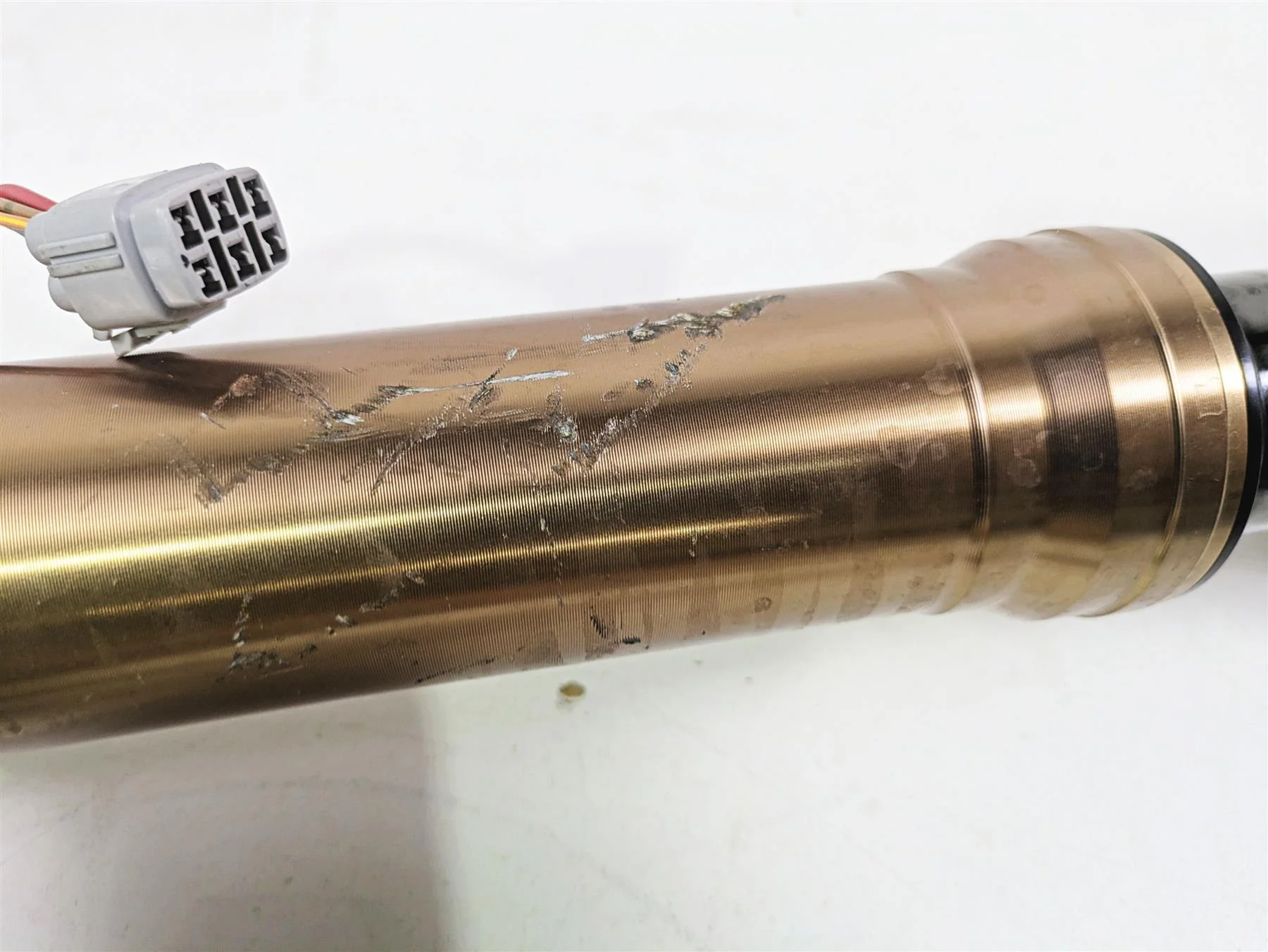 2006 Suzuki GSXR1000 K6 Straight Front Fork Triple Tree Damper Set 51103-41G20 - Image 3