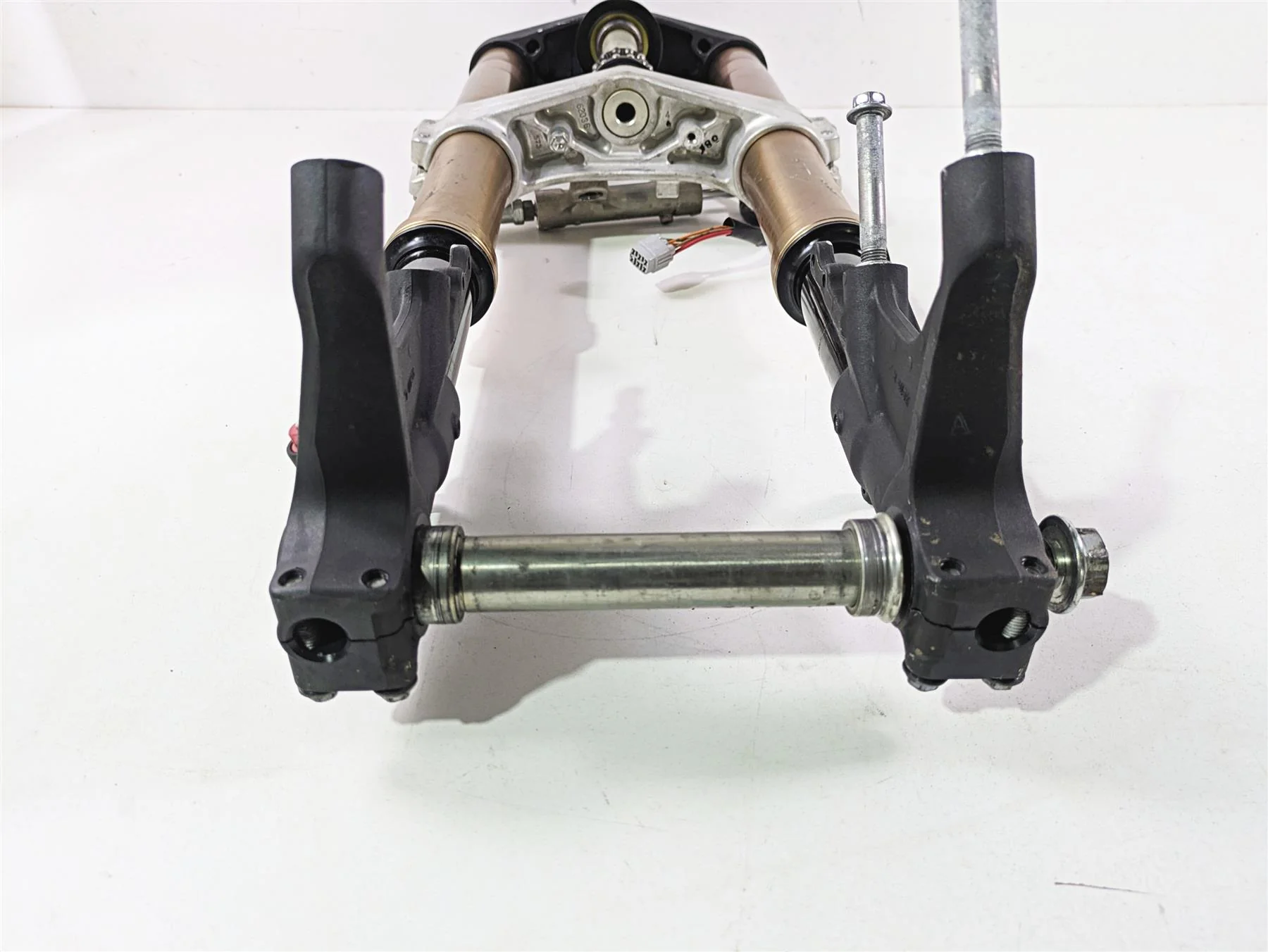 2006 Suzuki GSXR1000 K6 Straight Front Fork Triple Tree Damper Set 51103-41G20 - Image 7