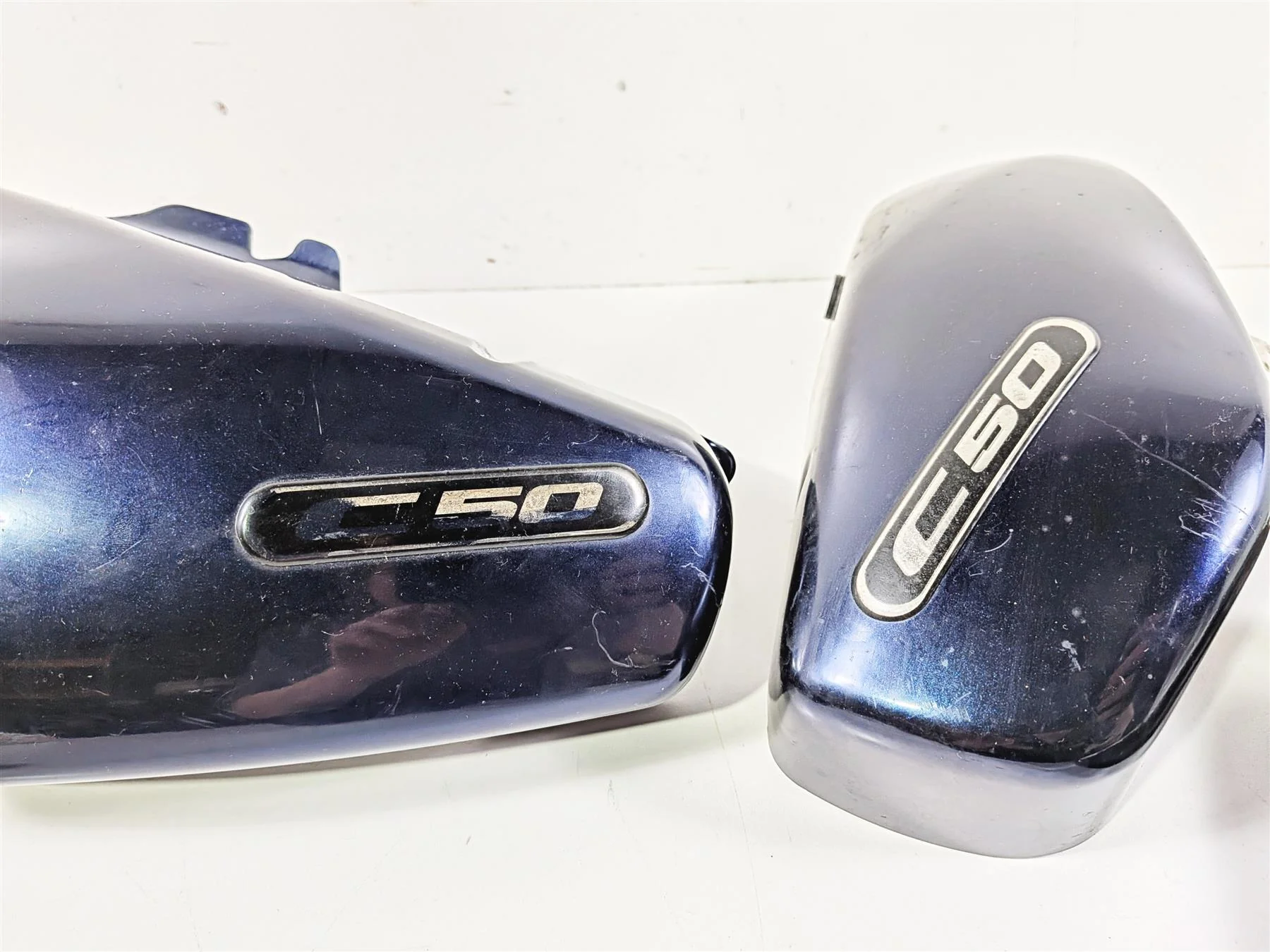 2006 Suzuki VL800 C50 Boulevard Left Right Side Covers 47110-41F81 47210-41F80 - Image 8