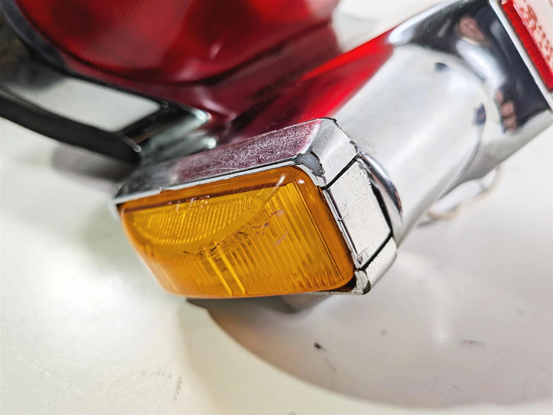 2006 Suzuki VL800 C50 Boulevard Taillight & Chrome Mount 35710-41F61 - Image 6