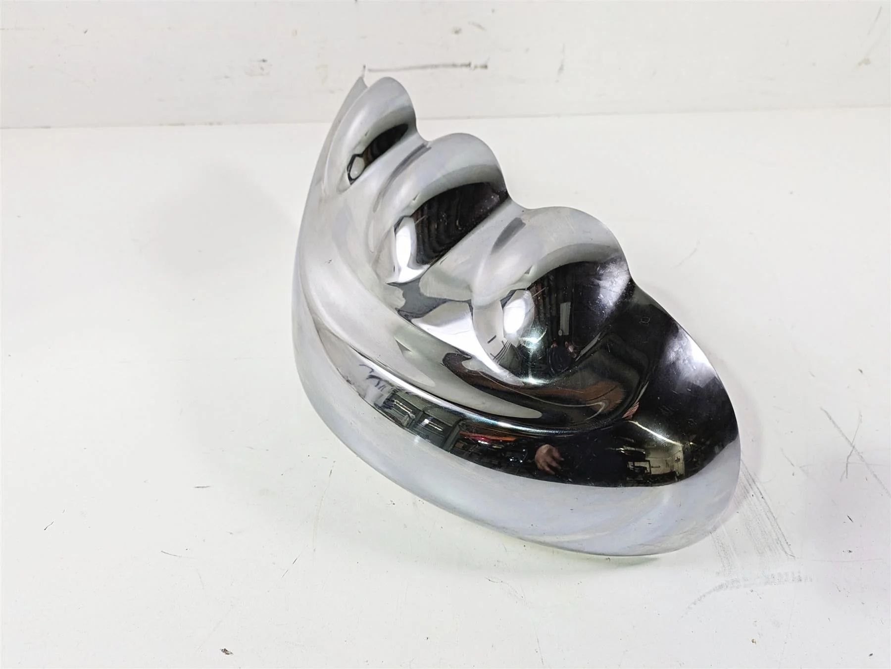 2006 Triumph Rocket 3 Air Inlet Side Chrome Cover Fairing T2202242 - Image 12