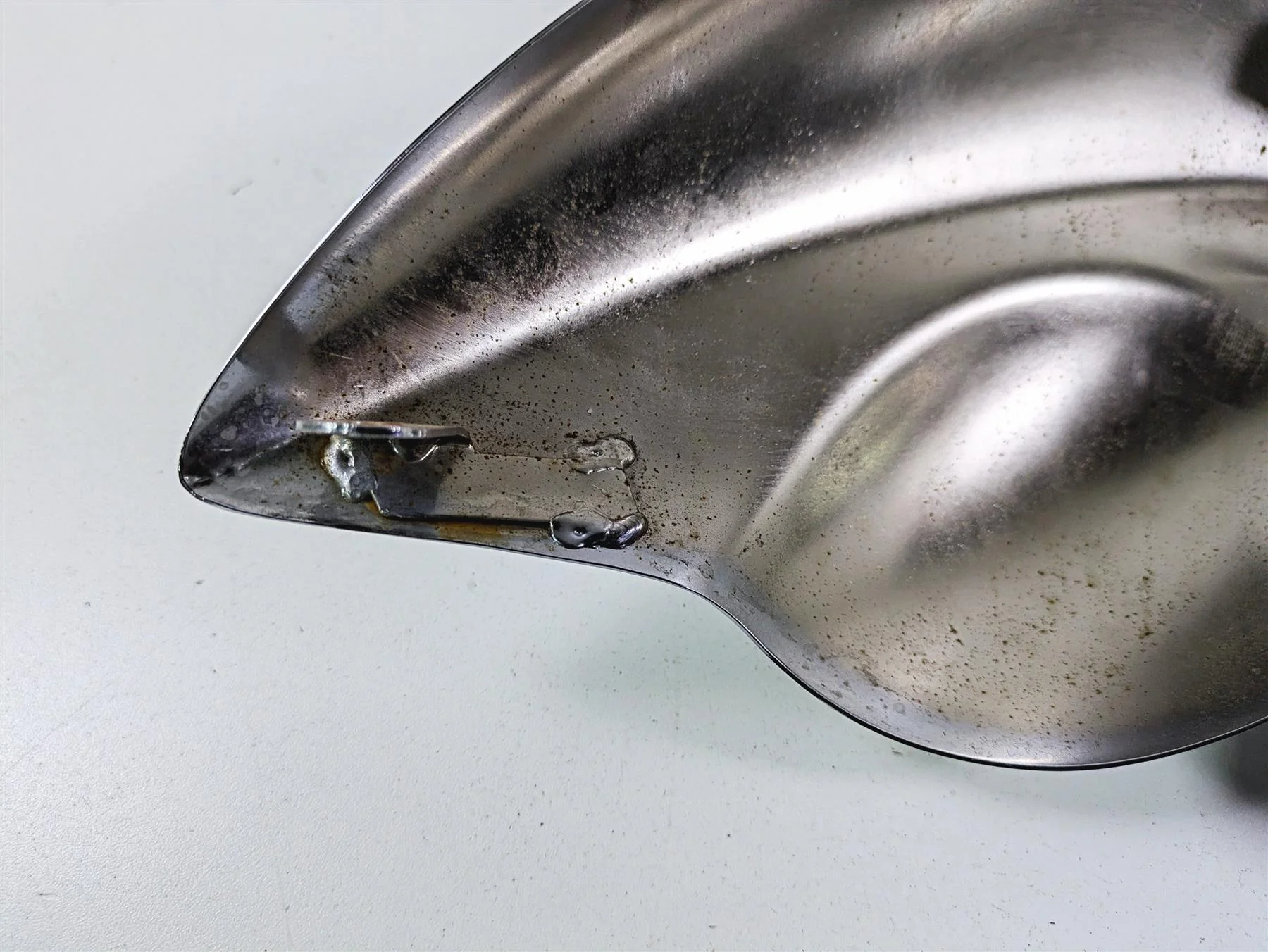 2006 Triumph Rocket 3 Air Inlet Side Chrome Cover Fairing T2202242 - Image 8