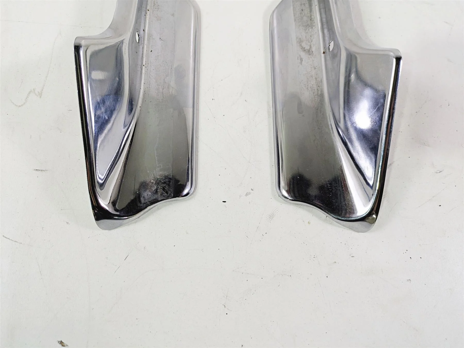 2006 Triumph Rocket 3 Front Fork Lower Cover Protector Set T2045512 T2045513 - Image 6