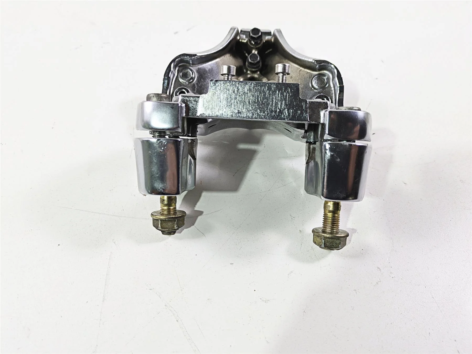 2006 Triumph Rocket 3 Handlebar Holder Riser Chrome Clamp T2045674 - Image 11