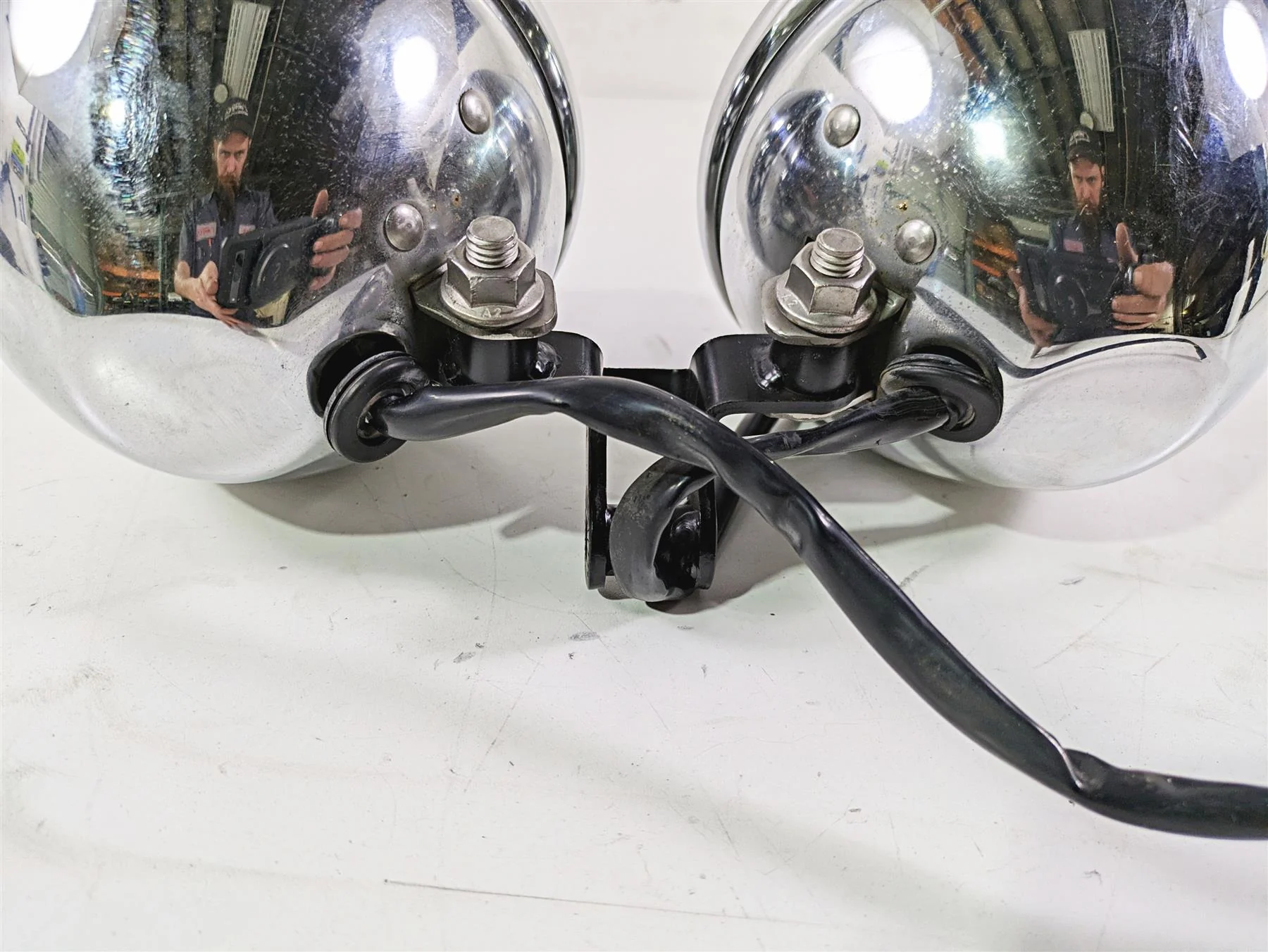 2006 Triumph Rocket 3 Headlight Head Light Lamp & Mounts T2700634 T2701000 - Image 11