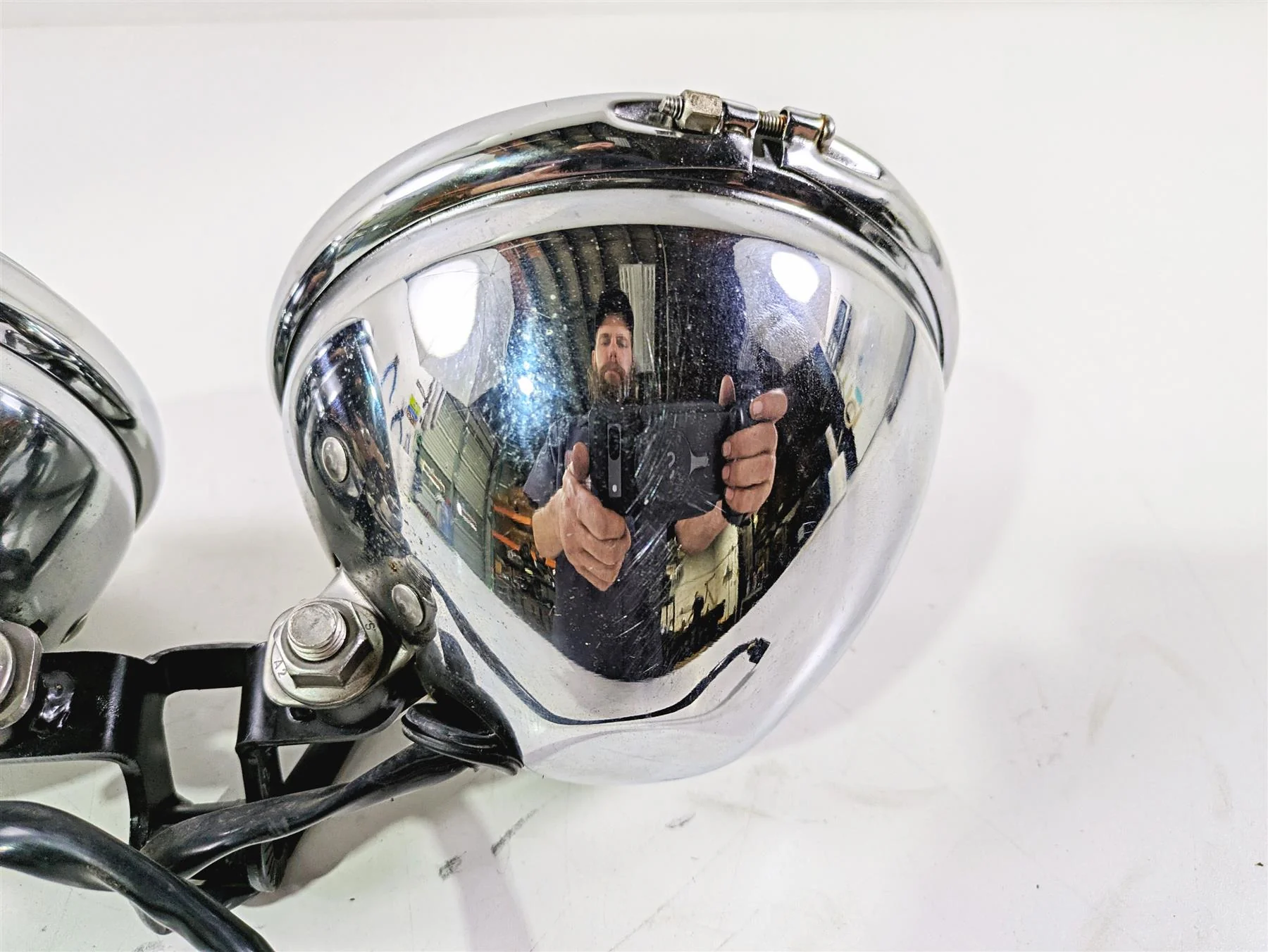 2006 Triumph Rocket 3 Headlight Head Light Lamp & Mounts T2700634 T2701000 - Image 9
