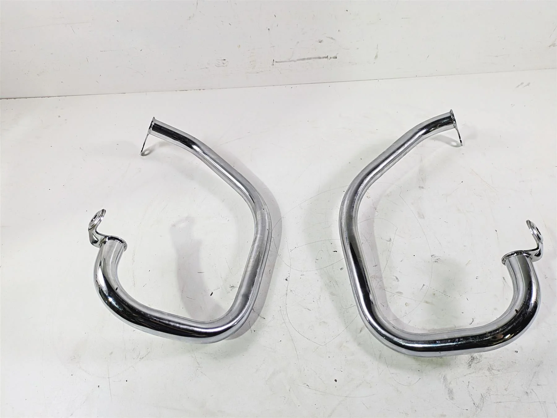 2006 Triumph Rocket 3 Left Right Chrome Crash Bar Set A9758099 - Image 7