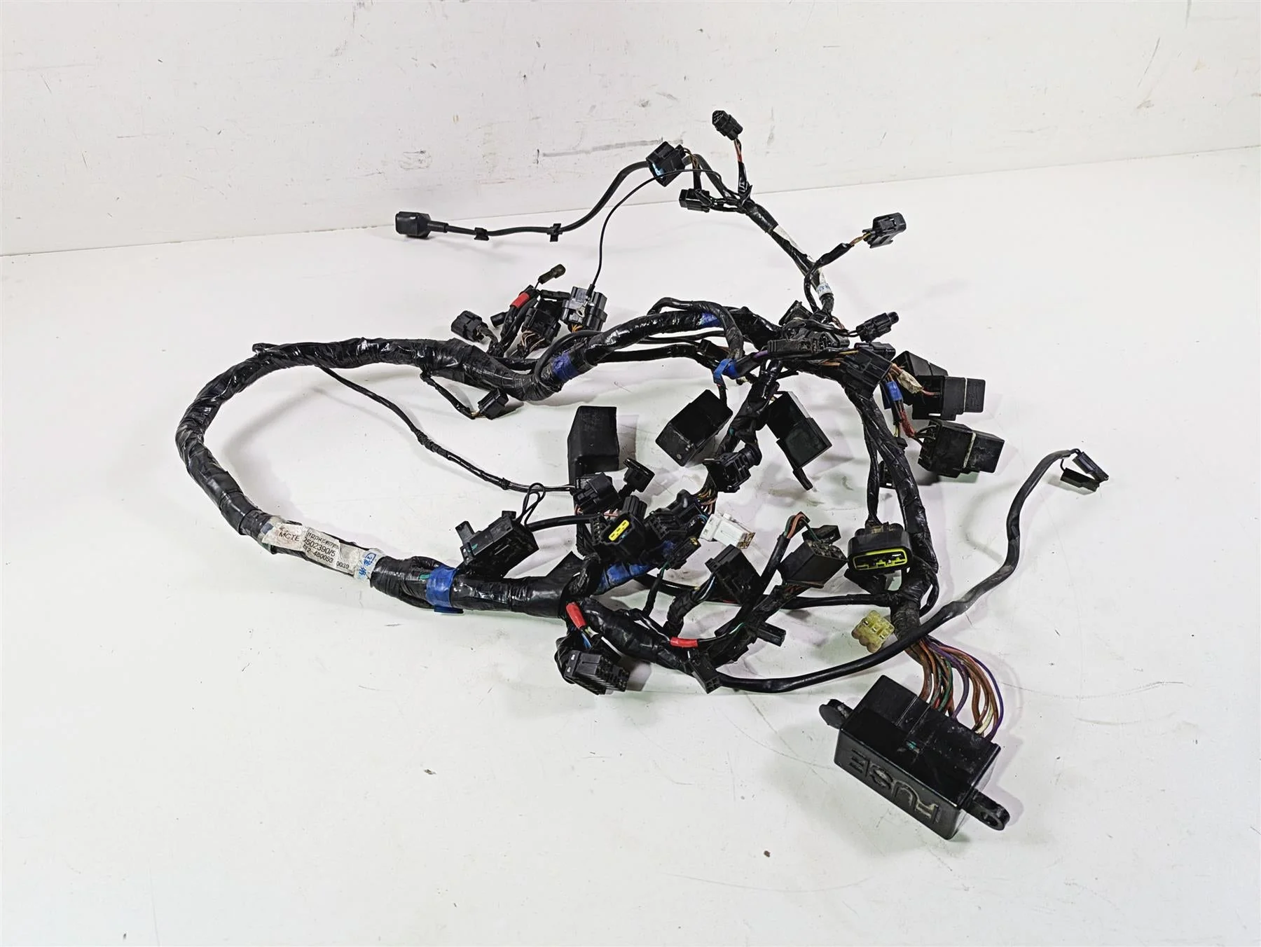 2006 Triumph Rocket 3 Main & Sub Wiring Harness Loom - No Cuts T2502390 - Image 11