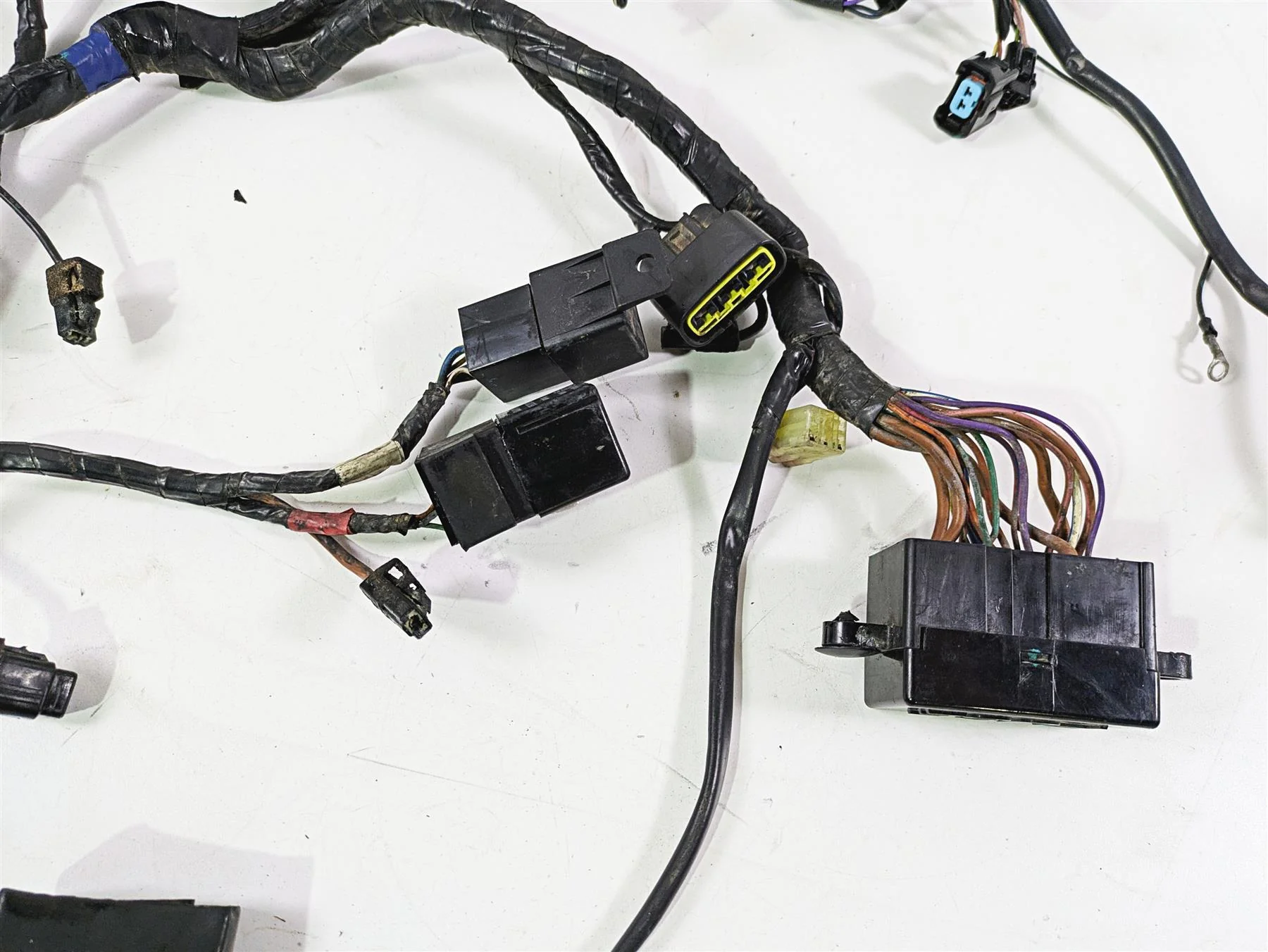 2006 Triumph Rocket 3 Main & Sub Wiring Harness Loom - No Cuts T2502390 - Image 8