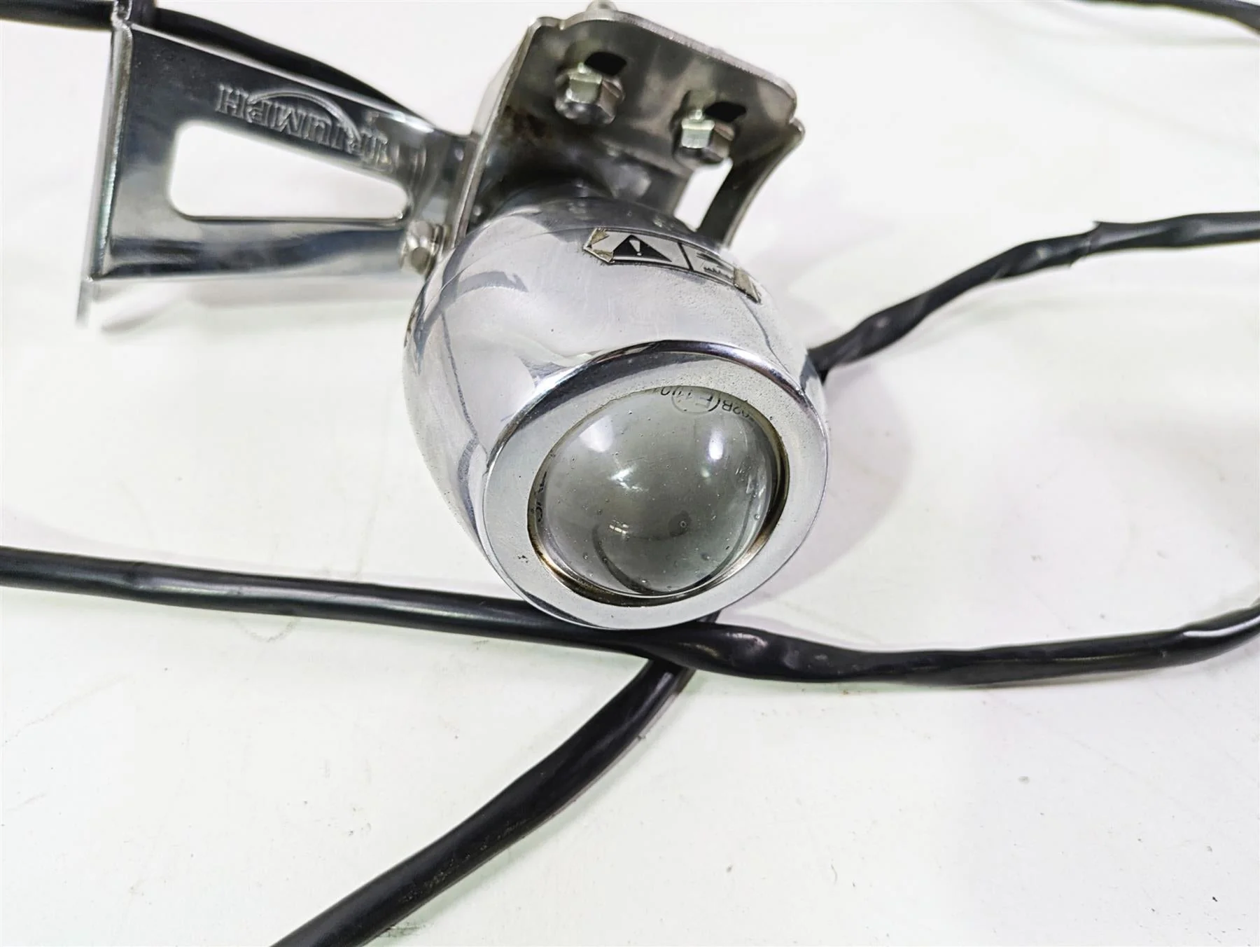 2006 Triumph Rocket 3 Oem Fog Lights Spot Light + Mounts & Switch -Read A9738110 - Image 5