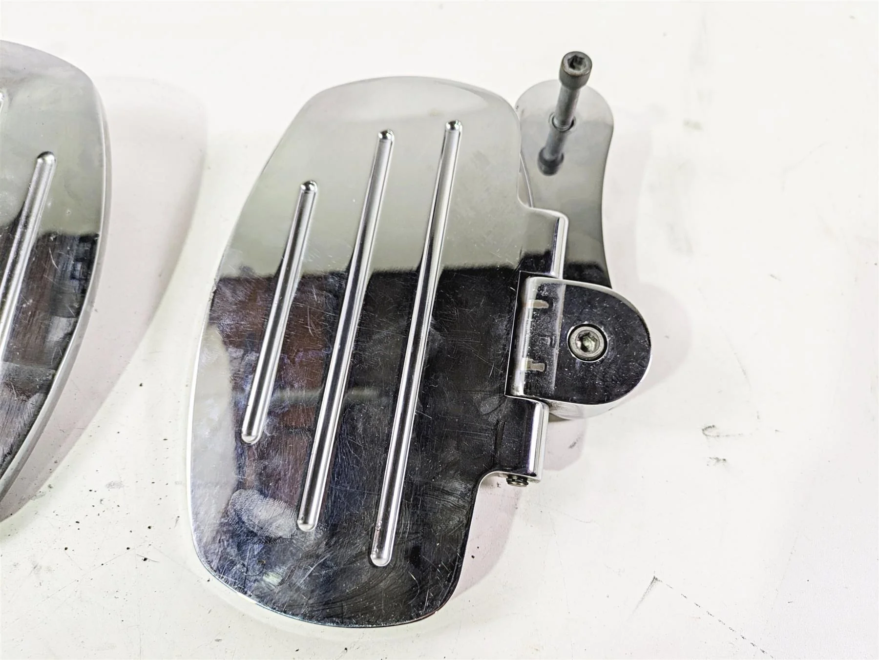 2006 Triumph Rocket 3 Pillion Rivco Passenger Floorboards & Extensions TR3005 - Image 10