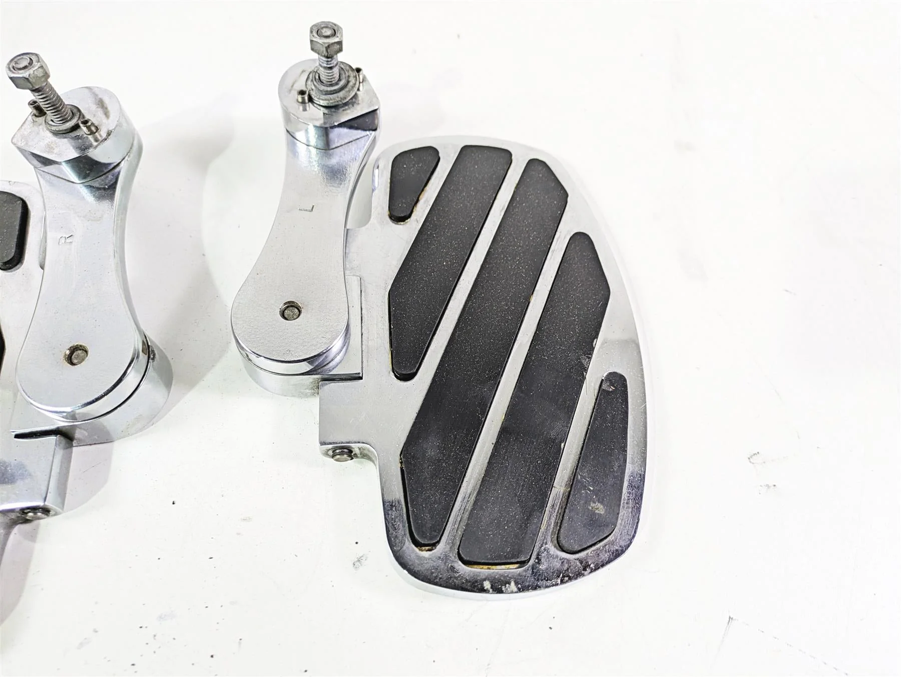2006 Triumph Rocket 3 Pillion Rivco Passenger Floorboards & Extensions TR3005 - Image 5