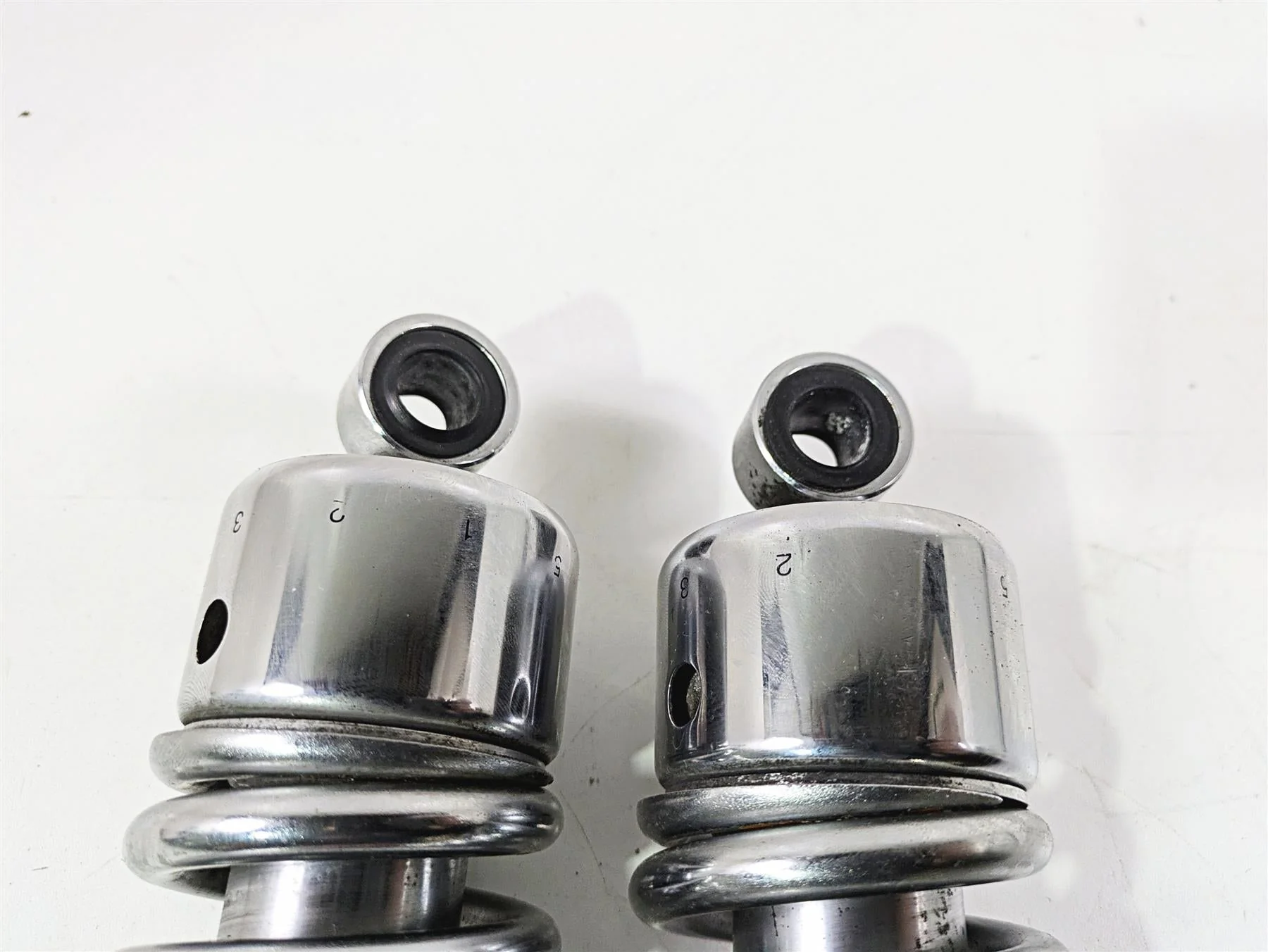 2006 Triumph Rocket 3 Rear Chrome Shock Damper Set T2055401 - Image 11