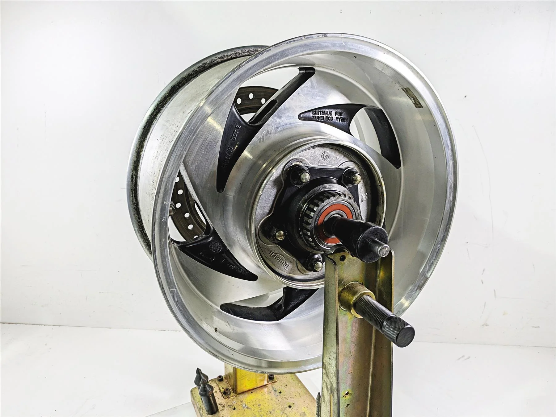 2006 Triumph Rocket 3 Straight Rear Wheel Rim 16x7.5 .61mm Runout T2012151 - Image 10