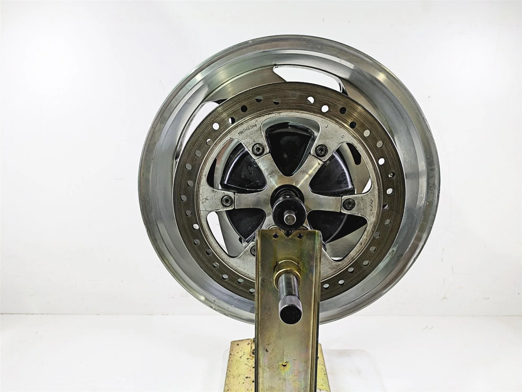 2006 Triumph Rocket 3 Straight Rear Wheel Rim 16x7.5 .61mm Runout T2012151 - Image 3