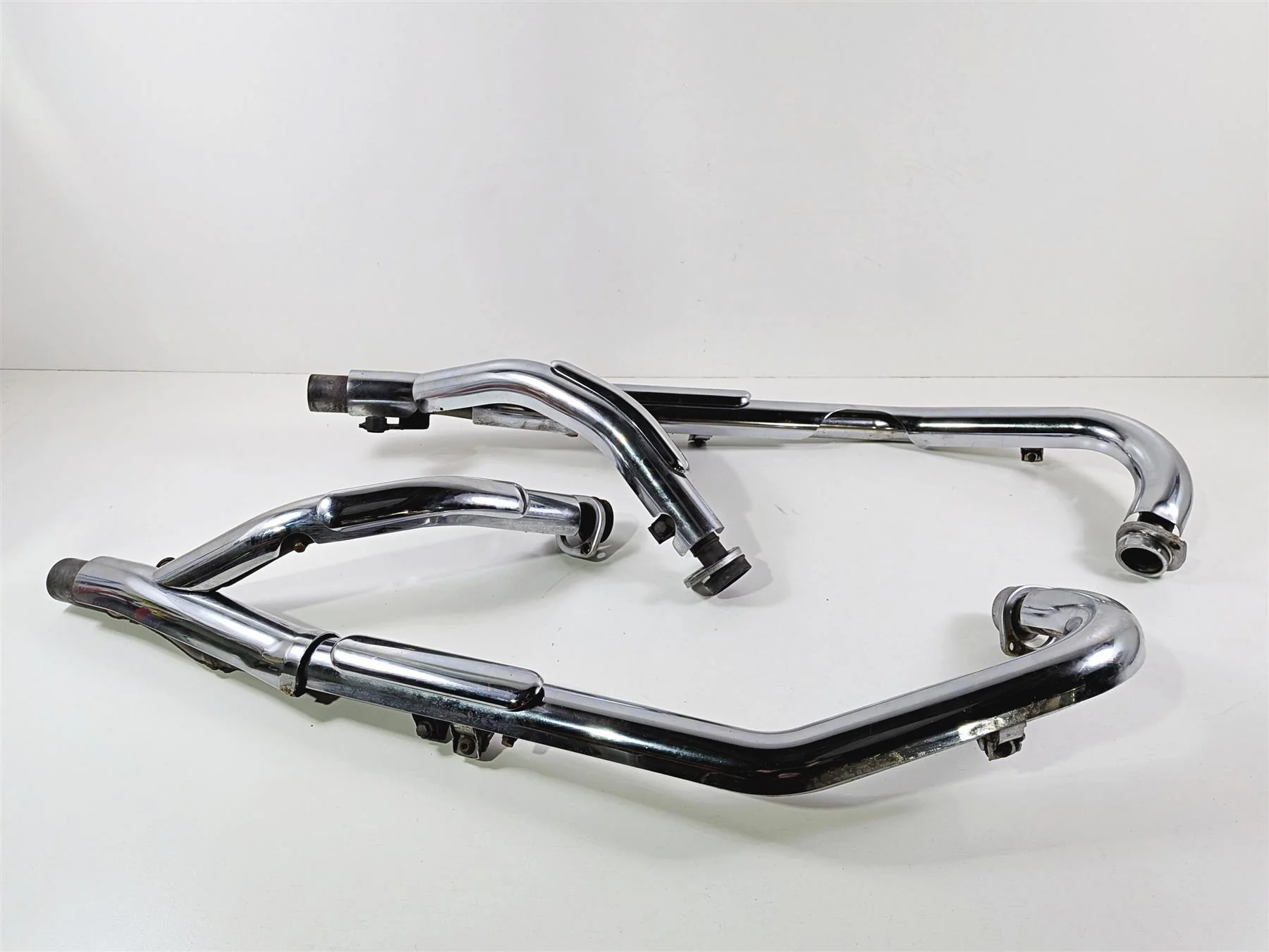 2006 Yamaha XVZ1300 Royal Star Exhaust Pipe Header Set 4NK-14620-01 4XY-14730-10 - Image 12