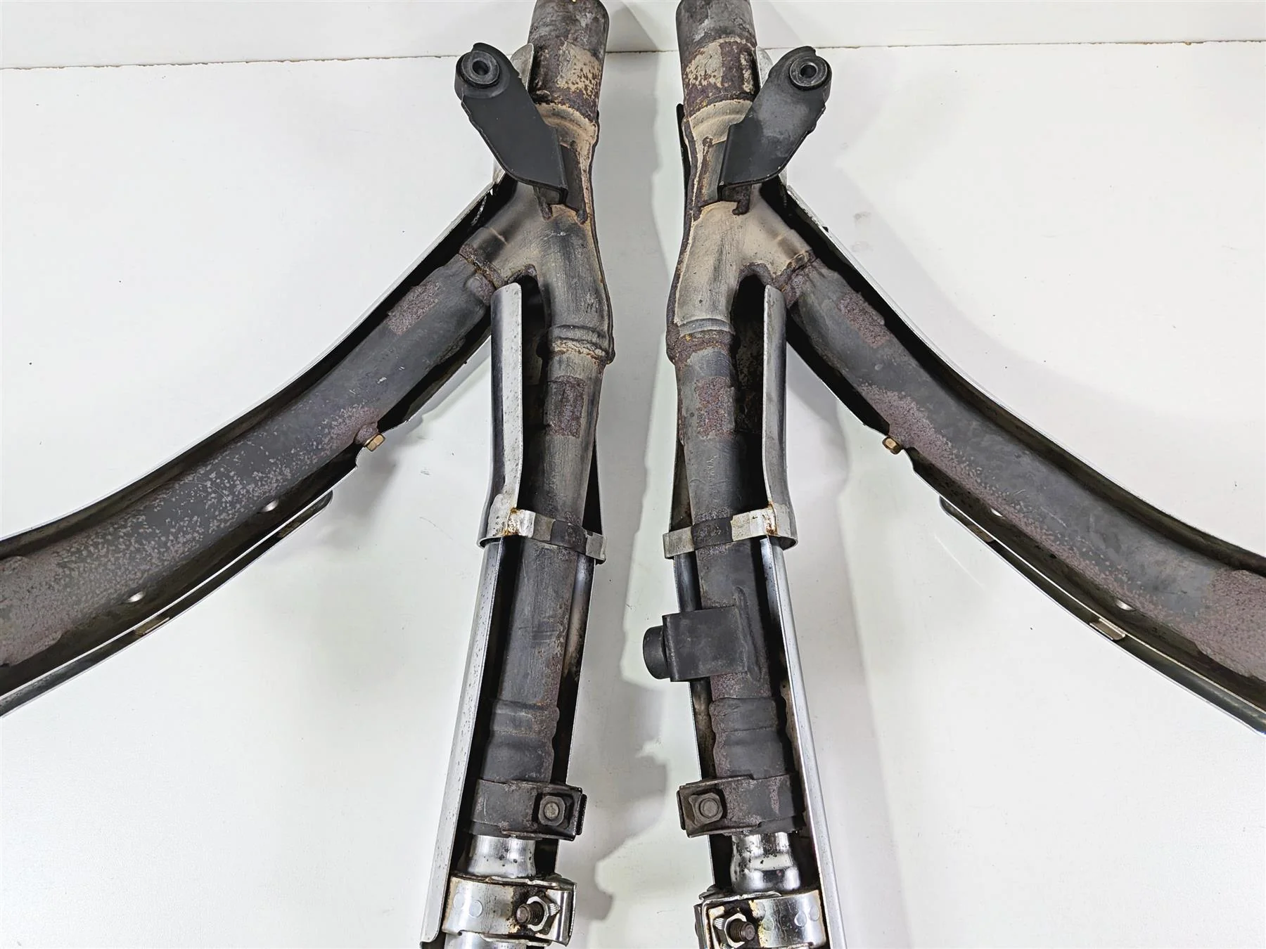 2006 Yamaha XVZ1300 Royal Star Exhaust Pipe Header Set 4NK-14620-01 4XY-14730-10 - Image 6