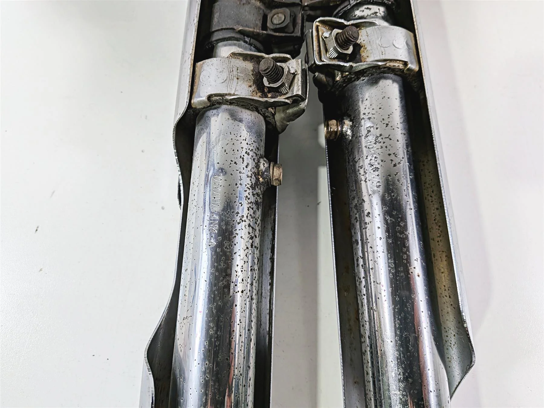 2006 Yamaha XVZ1300 Royal Star Exhaust Pipe Header Set 4NK-14620-01 4XY-14730-10 - Image 7