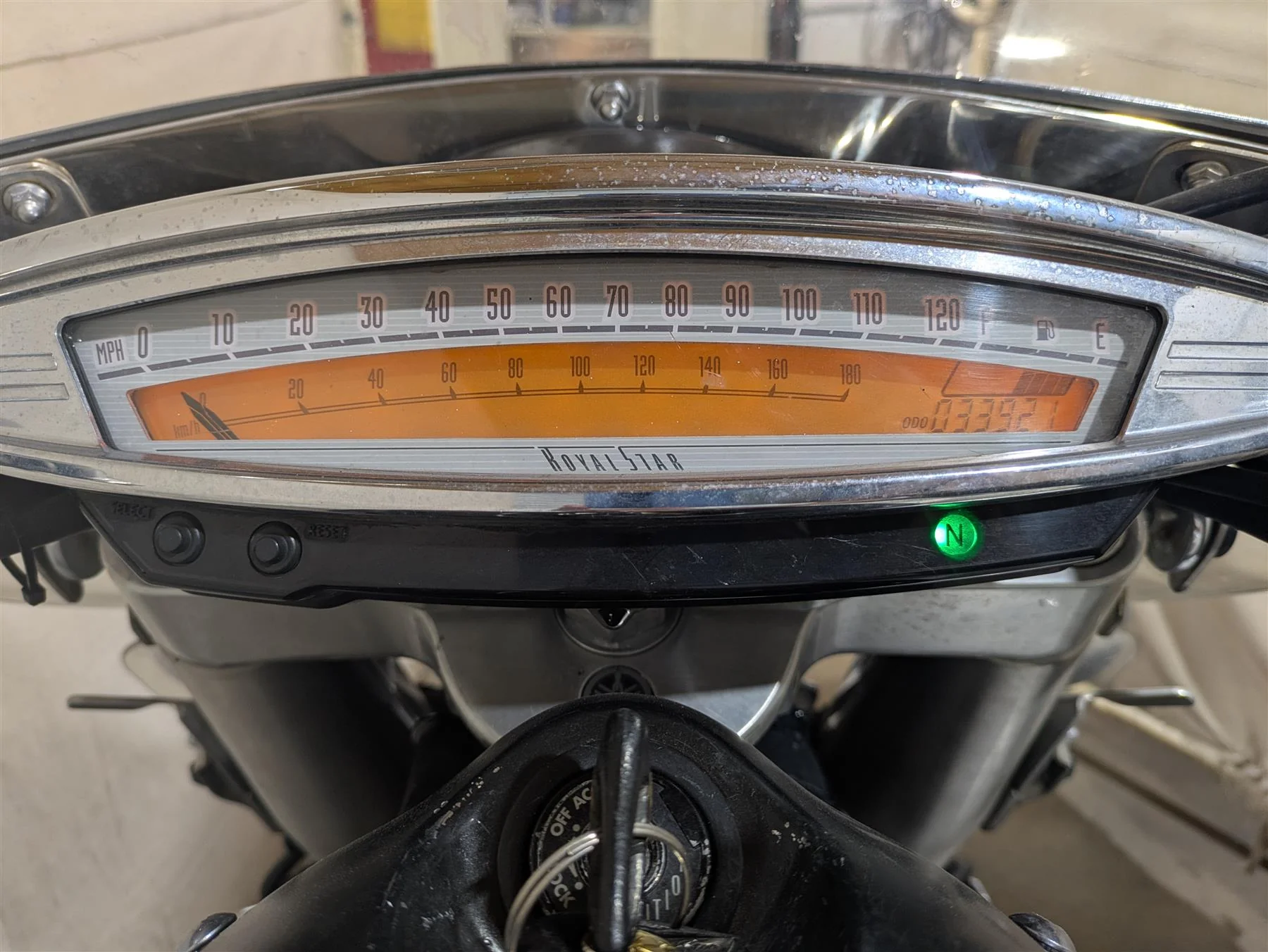 2006 Yamaha XVZ1300 Royal Star Speedometer Gauge Instrument 33K 1D6-83500-00-00 - Image 2
