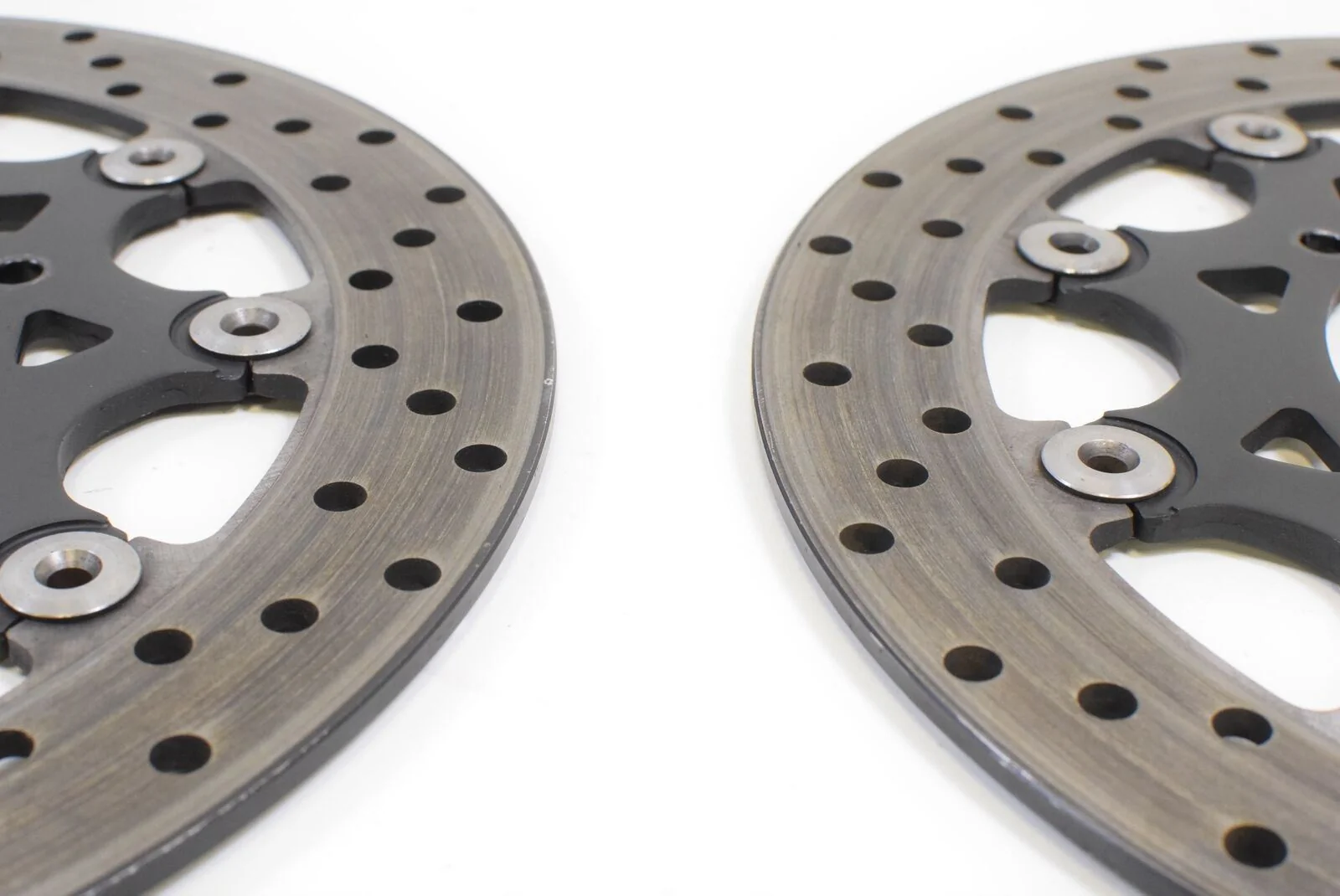 2006 Yamaha YZFR1 YZF R1 Front Brake Disc Rotor SET 5VY-2581T - Image 2