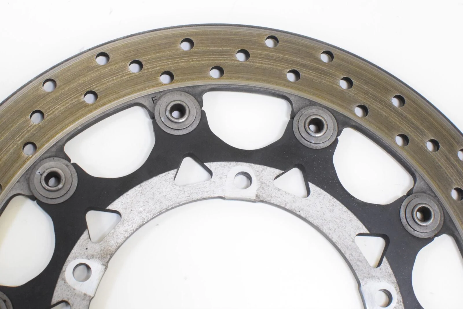 2006 Yamaha YZFR1 YZF R1 Front Brake Disc Rotor SET 5VY-2581T - Image 9