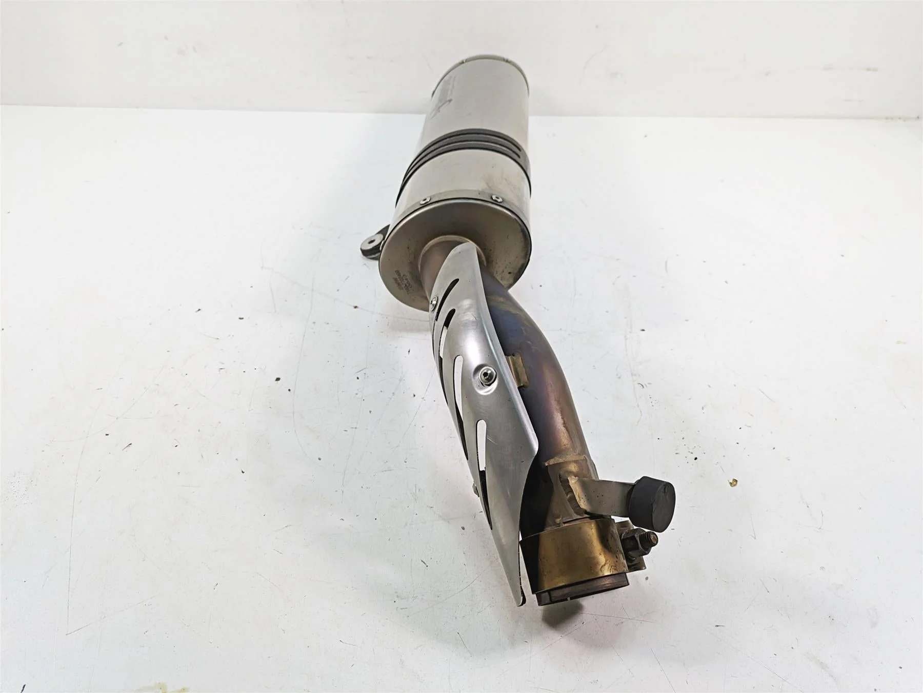 2007 BMW R1200GS K255 Adv Akrapovic Exhaust Muffler Pipe Slip On 71607702466 - Image 2