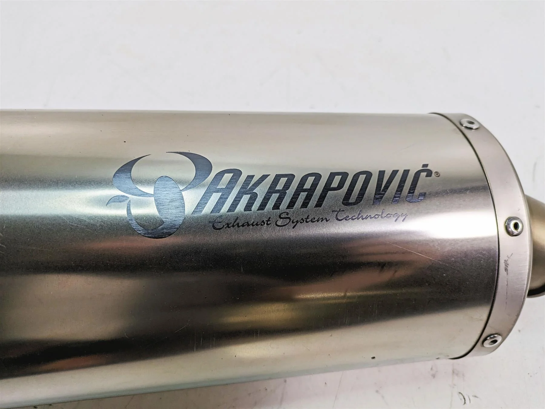 2007 BMW R1200GS K255 Adv Akrapovic Exhaust Muffler Pipe Slip On 71607702466 - Image 4