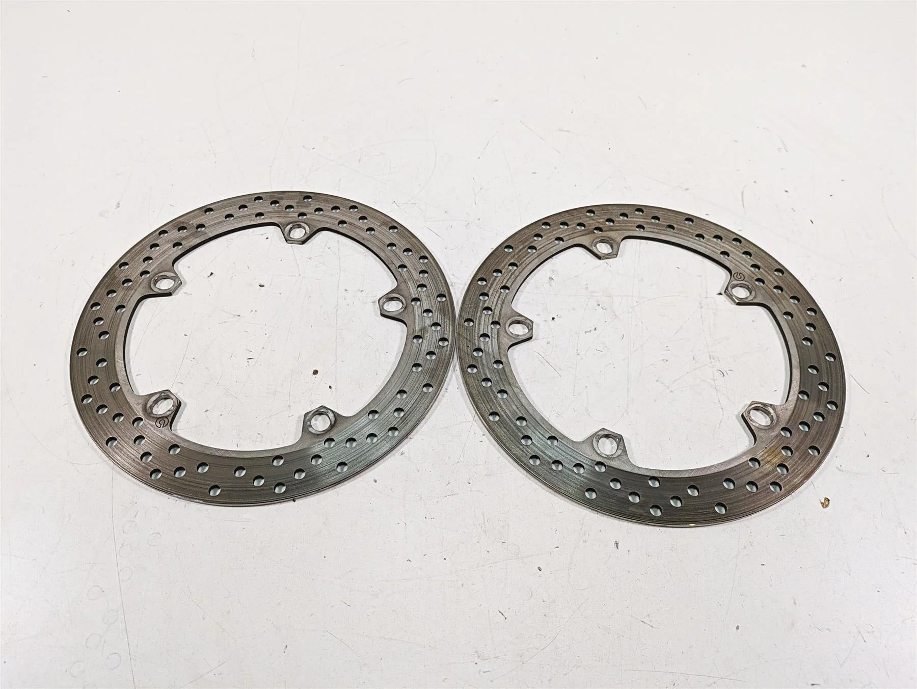 2007 BMW R1200GS K255 Adv Brembo Front Brake Disc Rotor Set D=305mm 34117711427 - Image 4