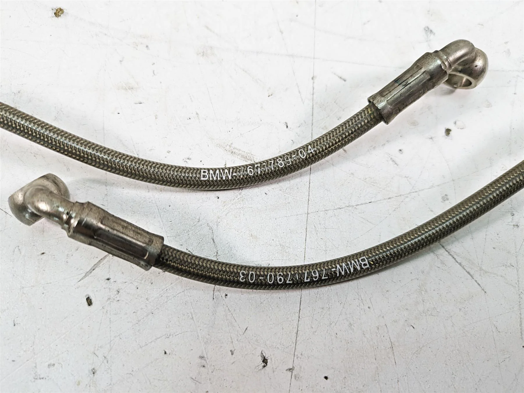 2007 BMW R1200GS K255 Adv Front Abs Brake Line Set 34327720825 7683136 7666805 - Image 10
