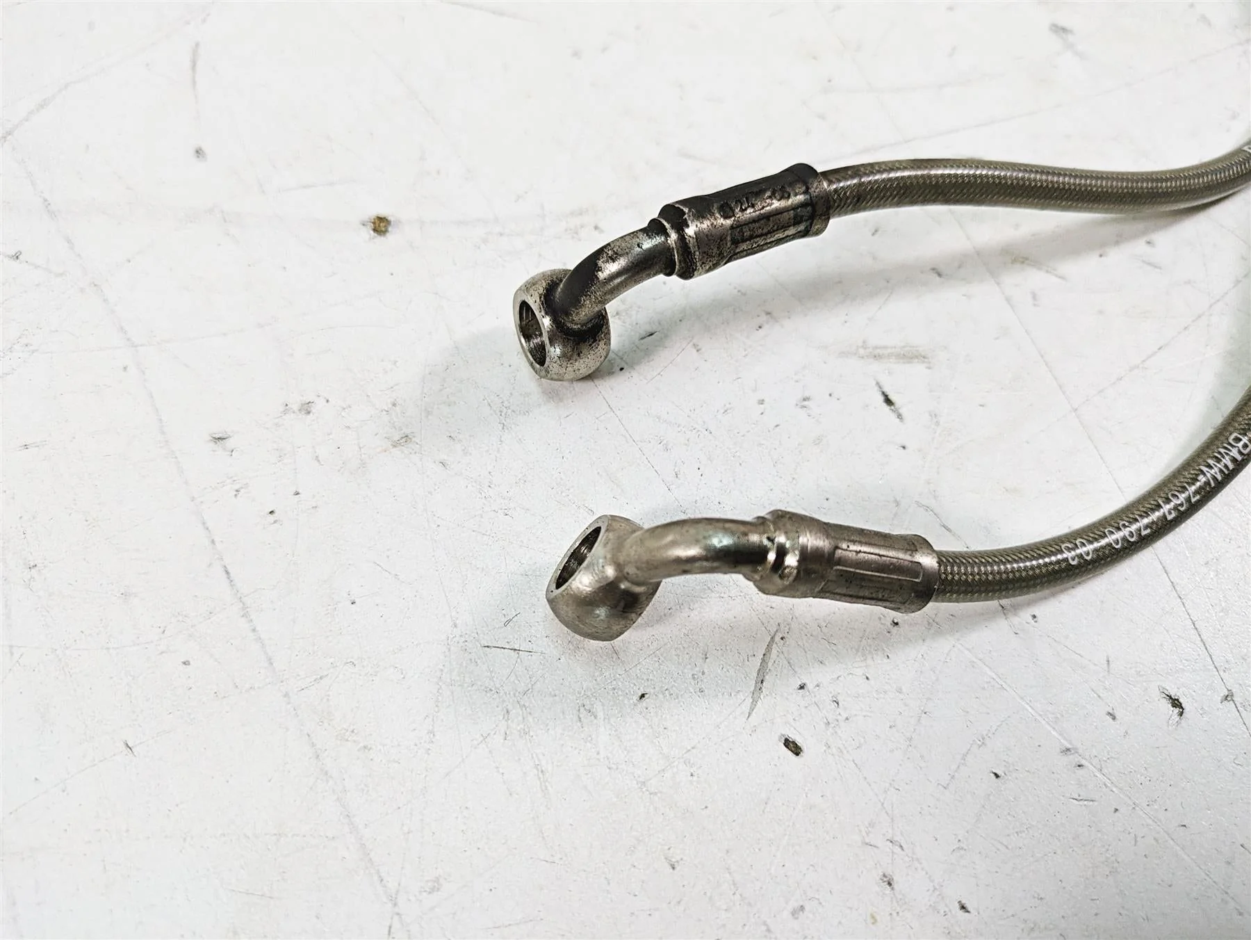 2007 BMW R1200GS K255 Adv Front Abs Brake Line Set 34327720825 7683136 7666805 - Image 11