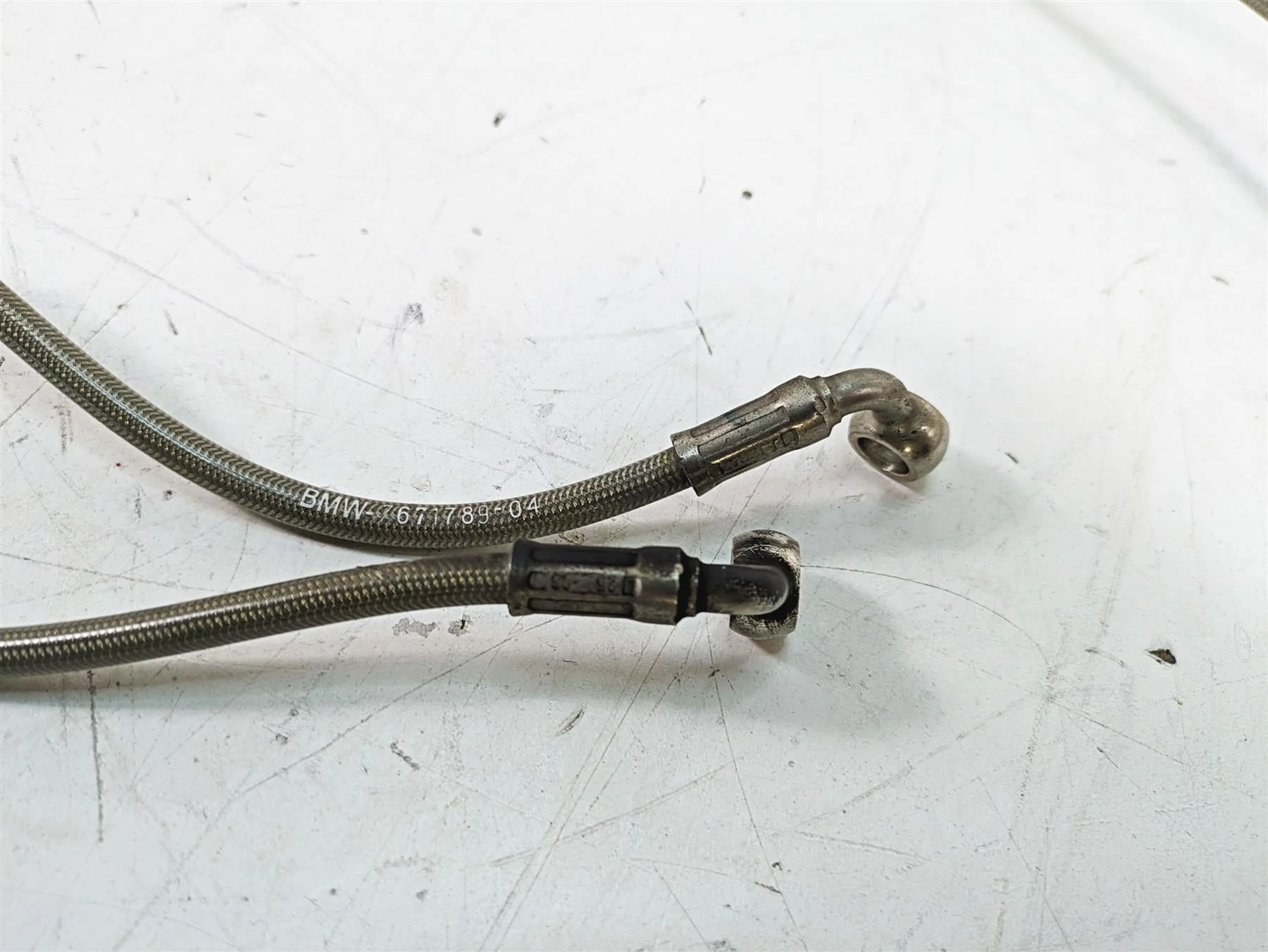2007 BMW R1200GS K255 Adv Front Abs Brake Line Set 34327720825 7683136 7666805 - Image 12
