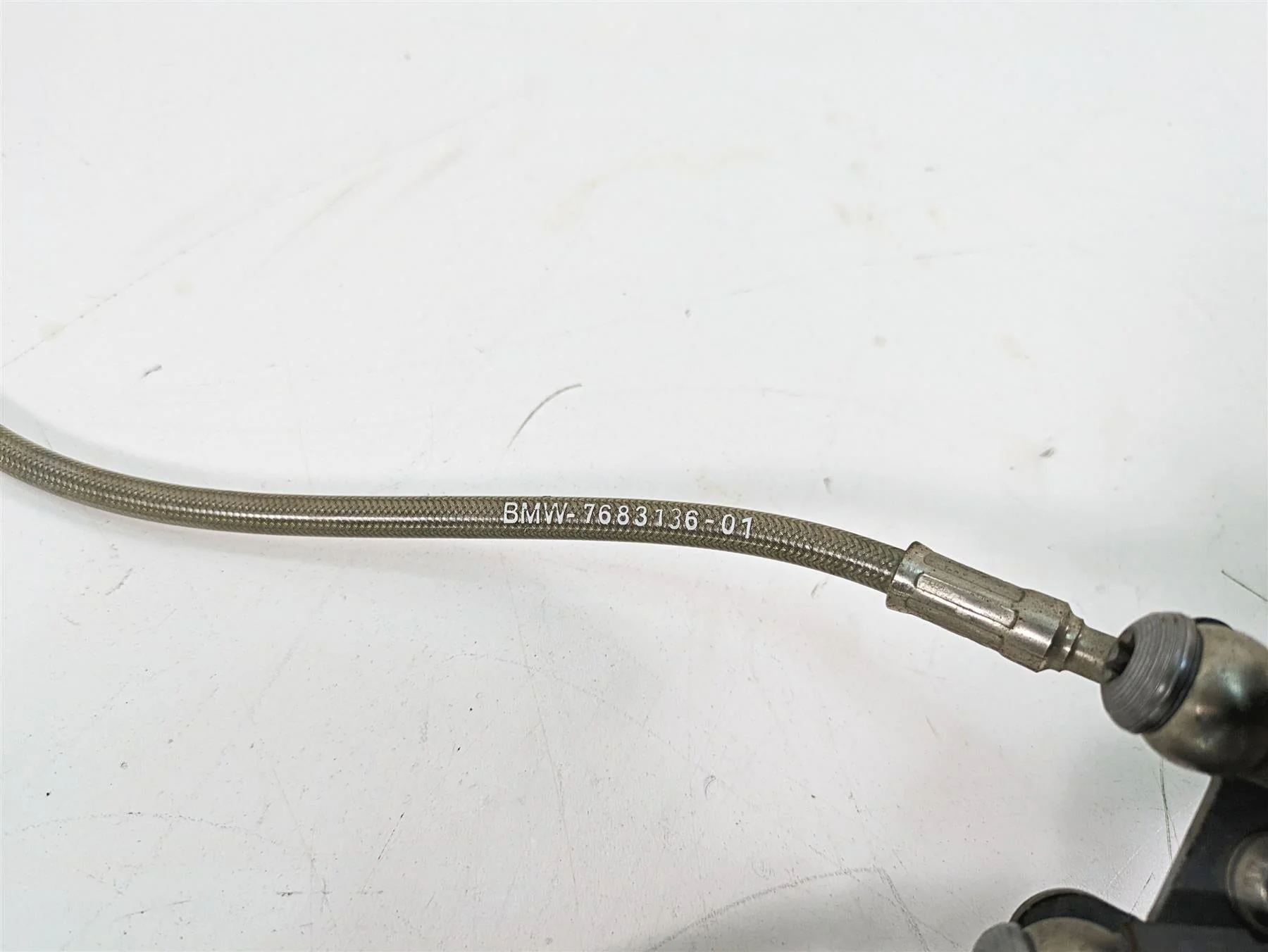 2007 BMW R1200GS K255 Adv Front Abs Brake Line Set 34327720825 7683136 7666805 - Image 5