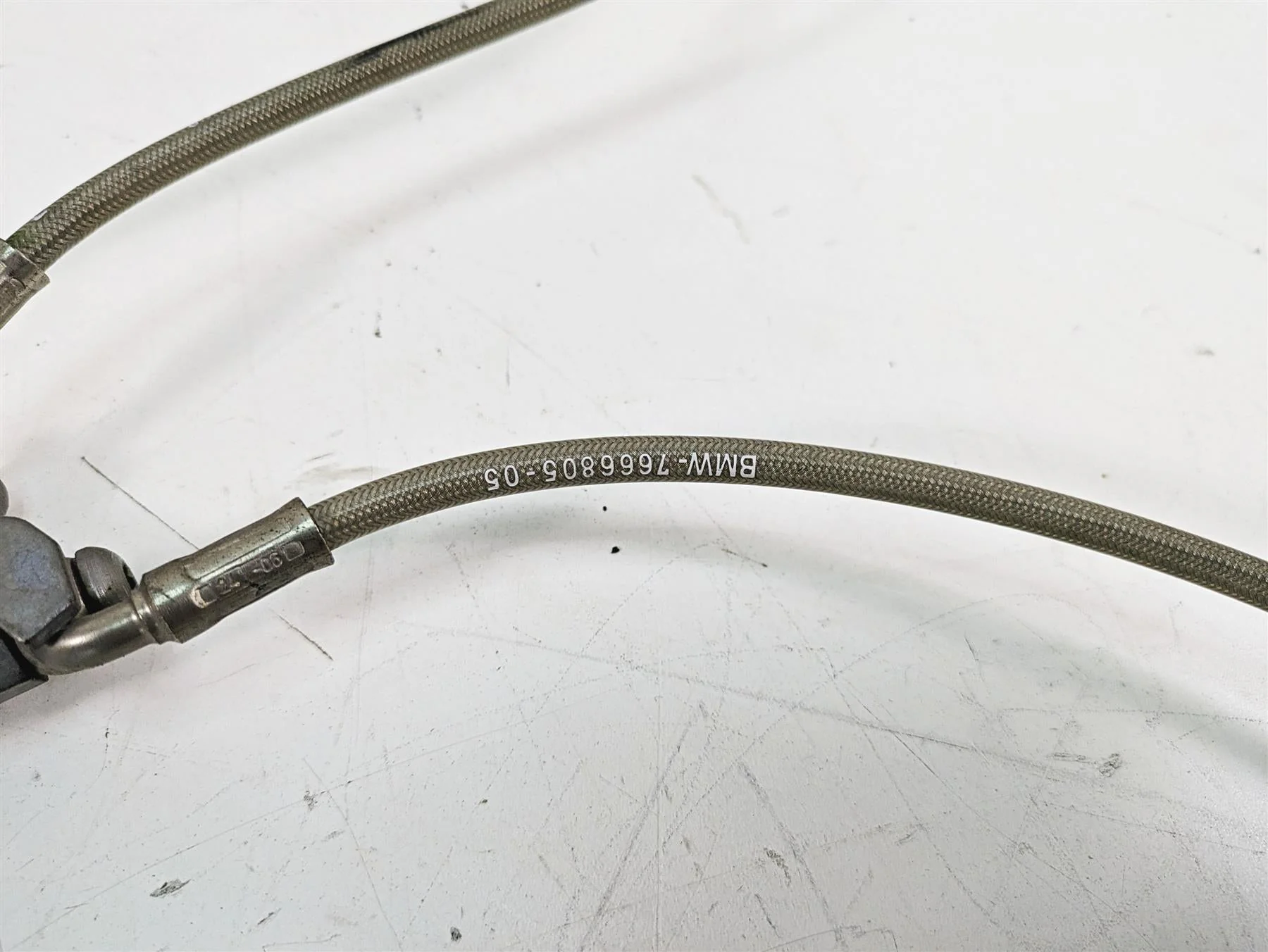2007 BMW R1200GS K255 Adv Front Abs Brake Line Set 34327720825 7683136 7666805 - Image 8
