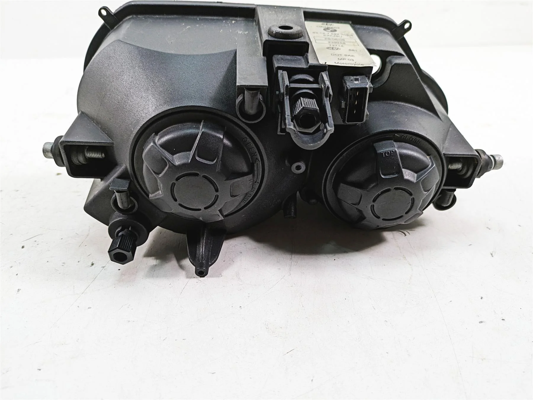 2007 BMW R1200GS K255 Adv Headlight Head Light Lamp - No Lens - Read 63128527540 - Image 9