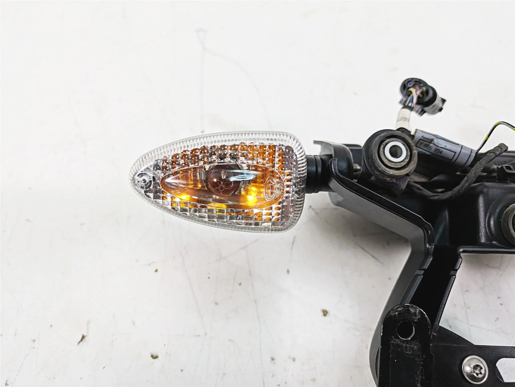 2007 BMW R1200GS K255 Adv Plate Holder Turn Signals - For Parts 46627667683 - Image 4