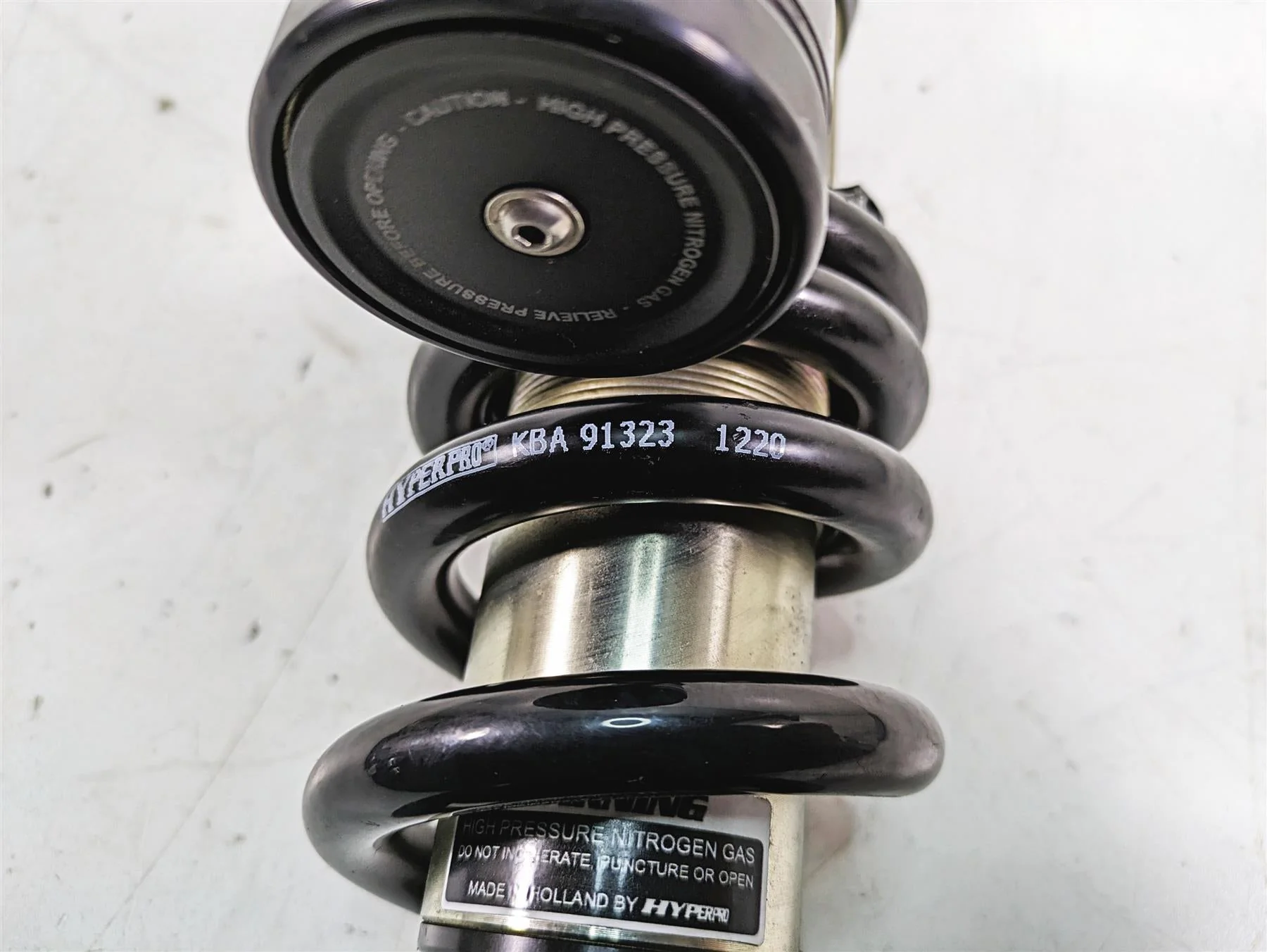 2007 BMW R1200GS K255 Adv Straight Hyperpro Rear Shock Damper BM12-7RB PC8103 - Image 3