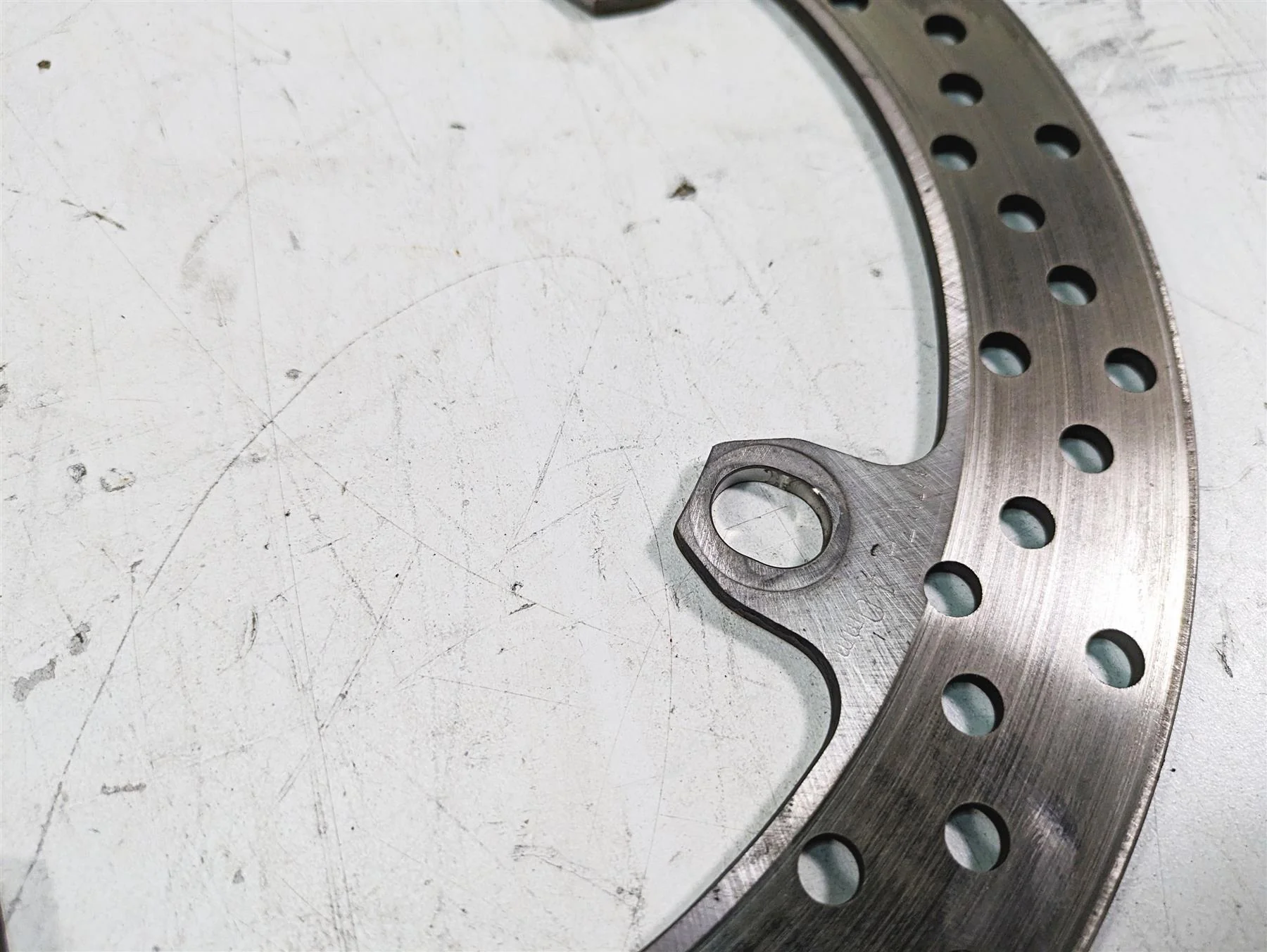 2007 BMW R1200RT K26 Brembo Front Brake Rotor Disc Set D=320mm 34117713156 - Image 9