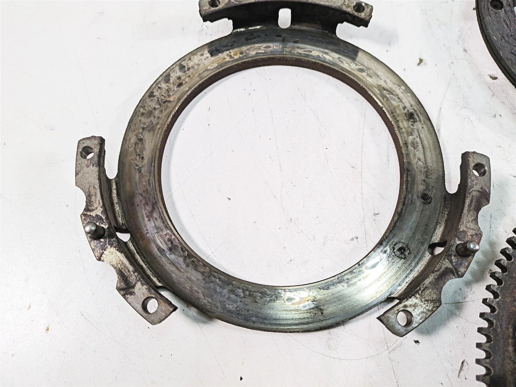 2007 BMW R1200RT K26 Clutch Friction Pressure Plate Set 21217697737 - Image 3