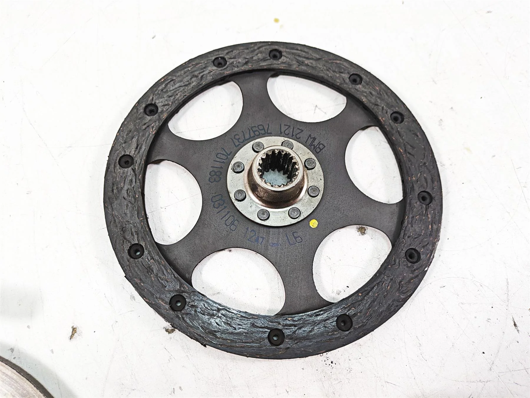 2007 BMW R1200RT K26 Clutch Friction Pressure Plate Set 21217697737 - Image 4