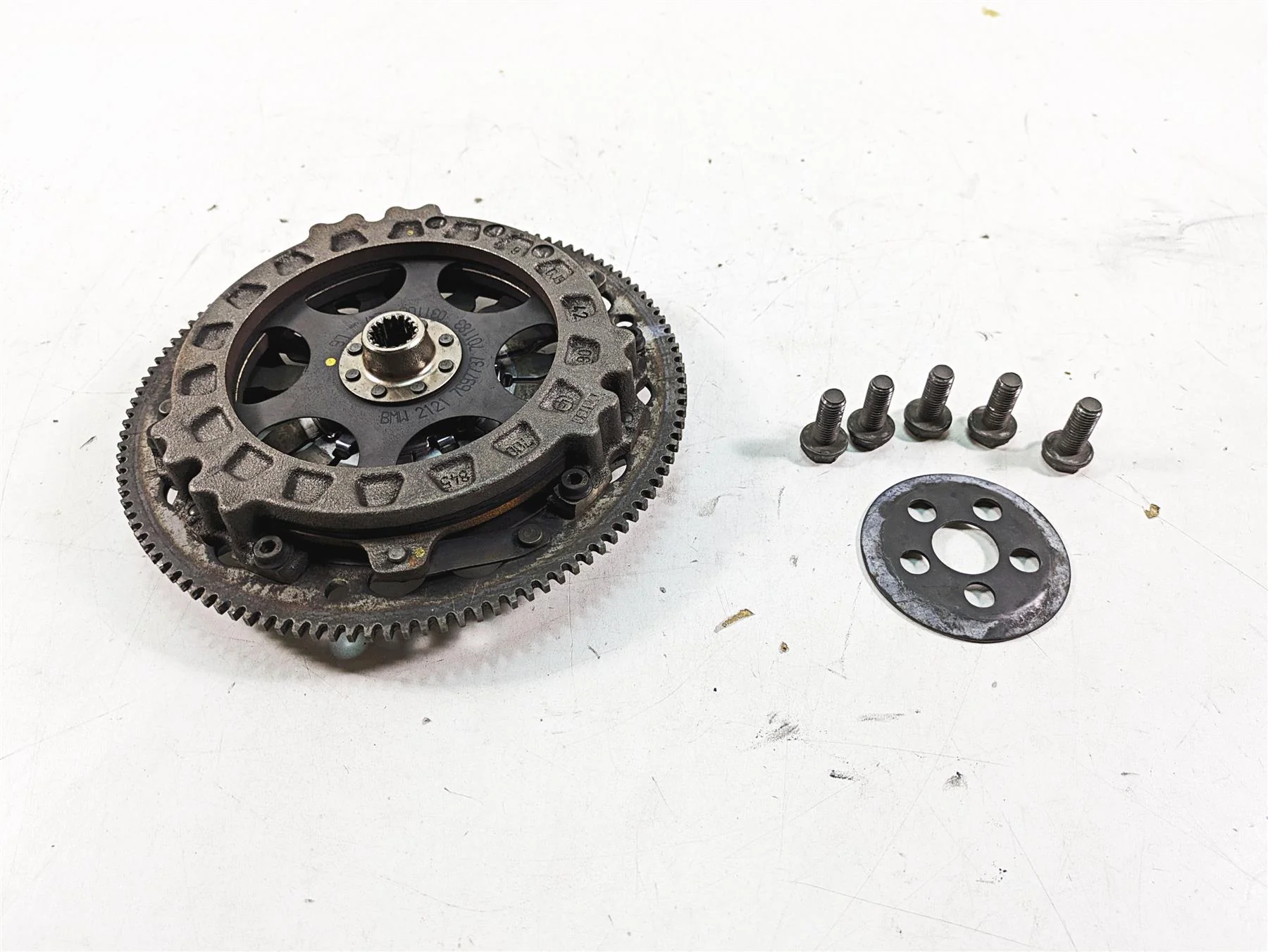 2007 BMW R1200RT K26 Clutch Friction Pressure Plate Set 21217697737 - Image 5