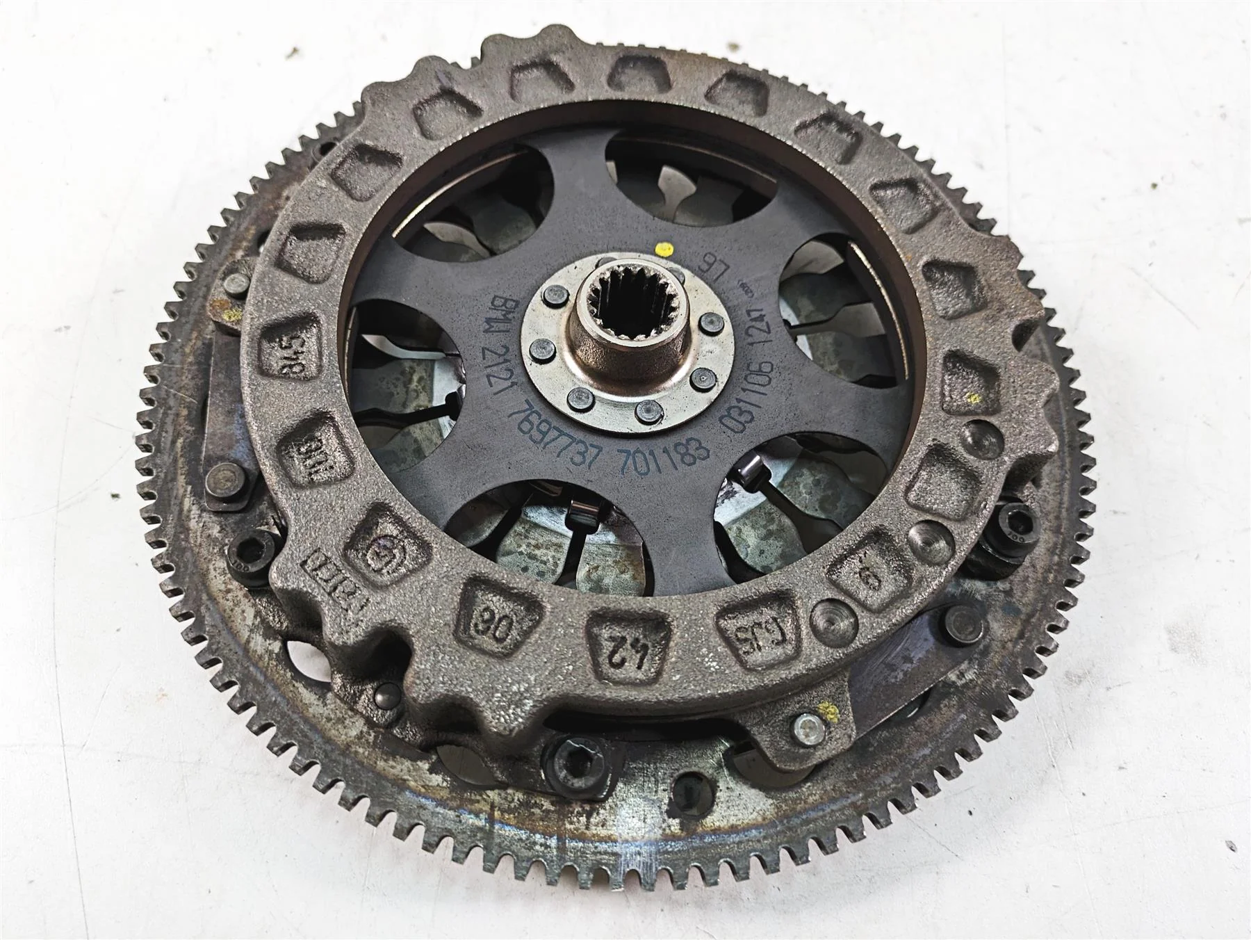 2007 BMW R1200RT K26 Clutch Friction Pressure Plate Set 21217697737 - Image 7