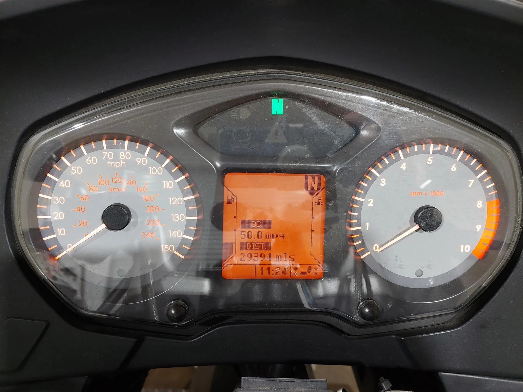 2007 BMW R1200RT K26 Speedometer Gauge Instrument 29K 62117704618 - Image 2