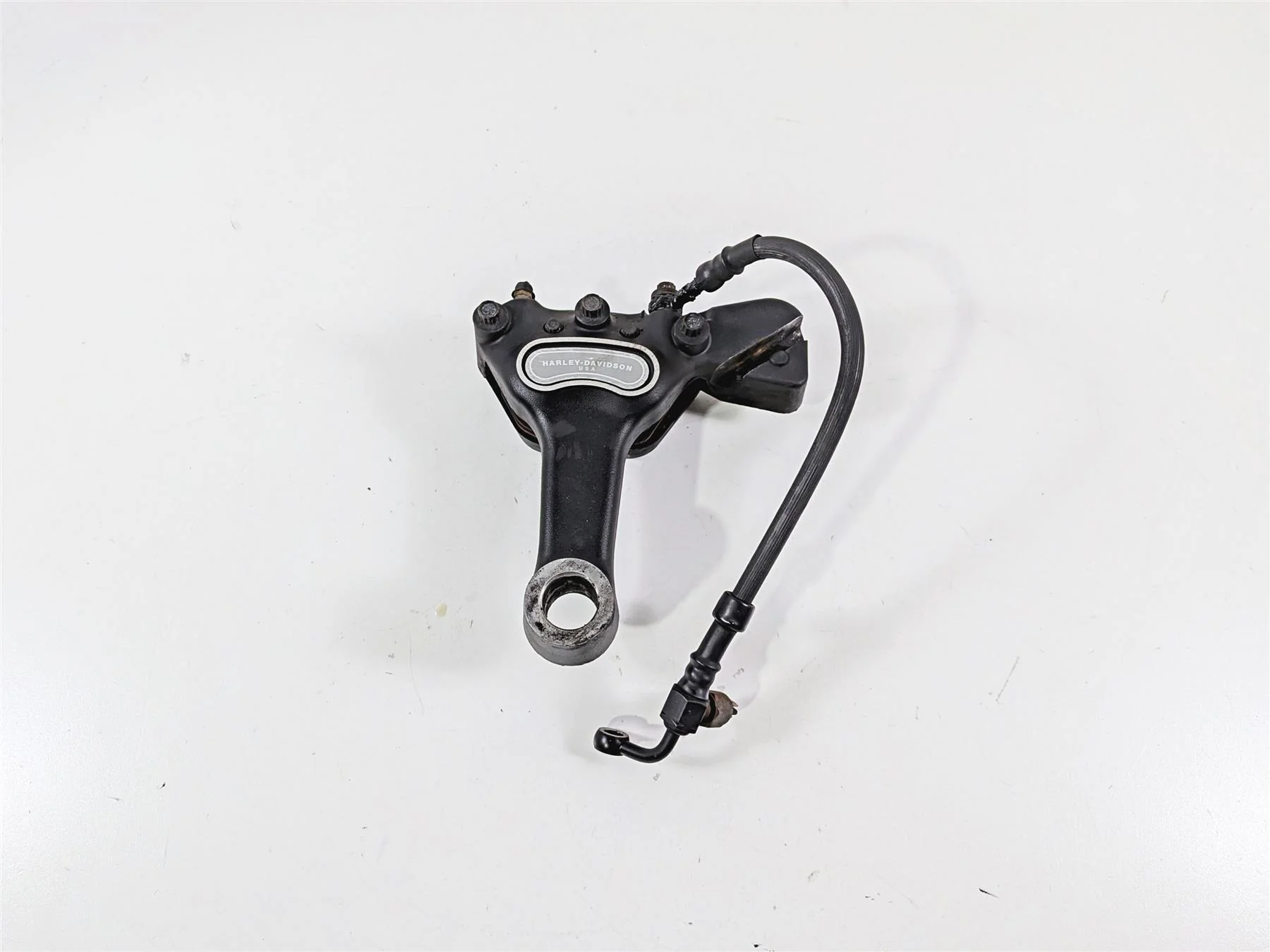 2007 Harley Dyna FXDB Street Bob Rear Brake Caliper + Line 44017-06