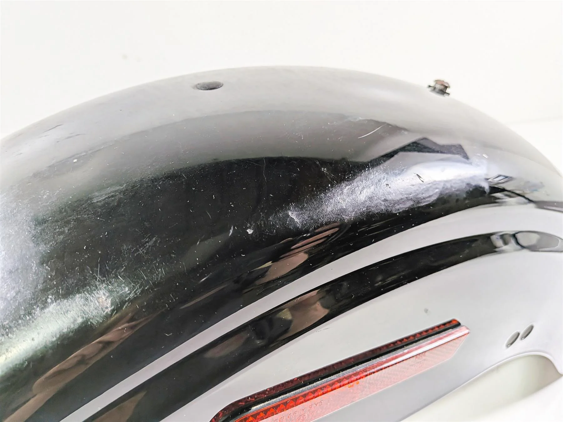 2007 Harley Dyna FXDB Street Bob Rear Fender Vivid Black 59634-06A - Image 10