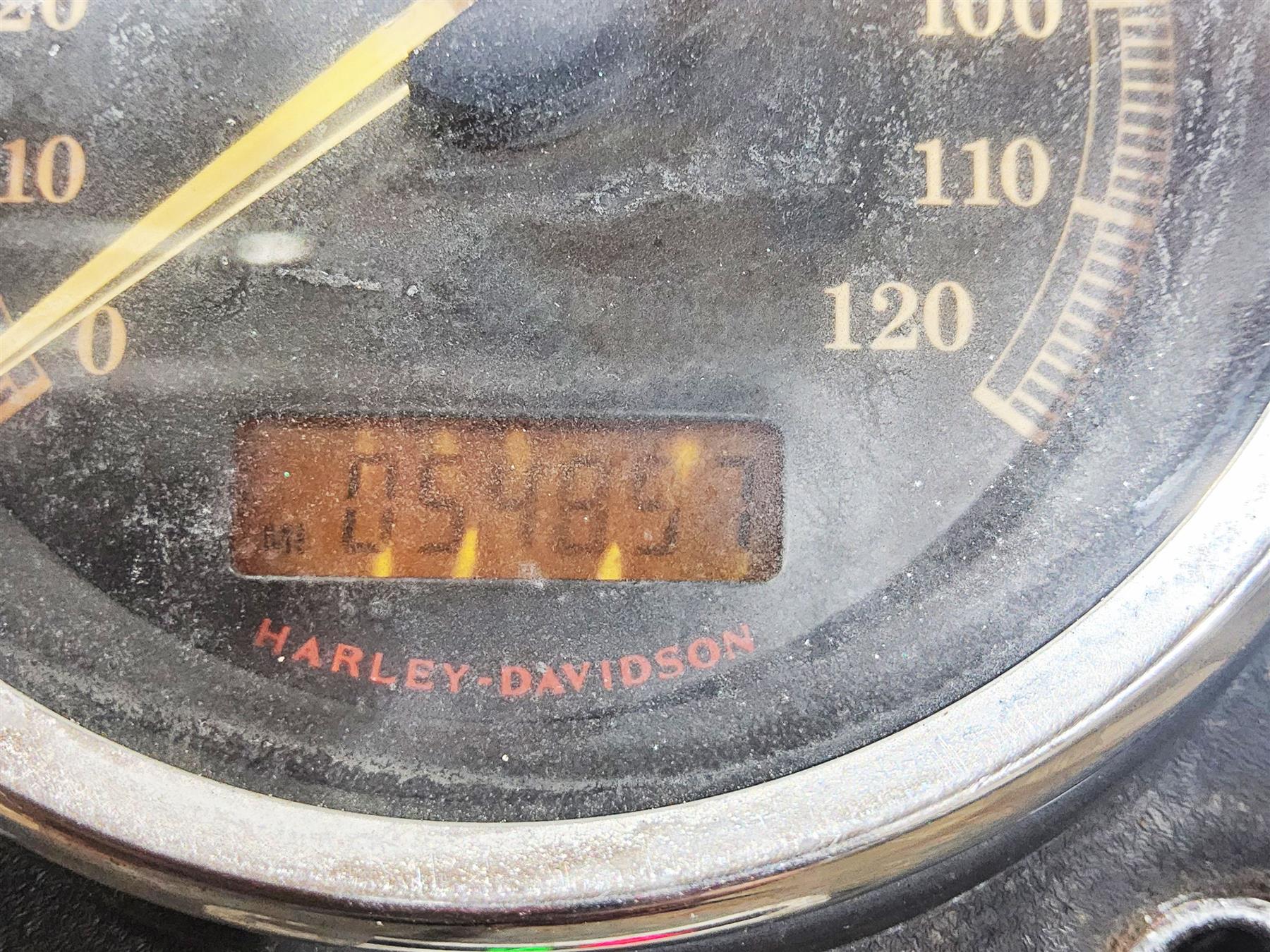 2007 Harley Dyna FXDB Street Bob Speedometer Gauge Instrument 54k 67478-04A - Image 2