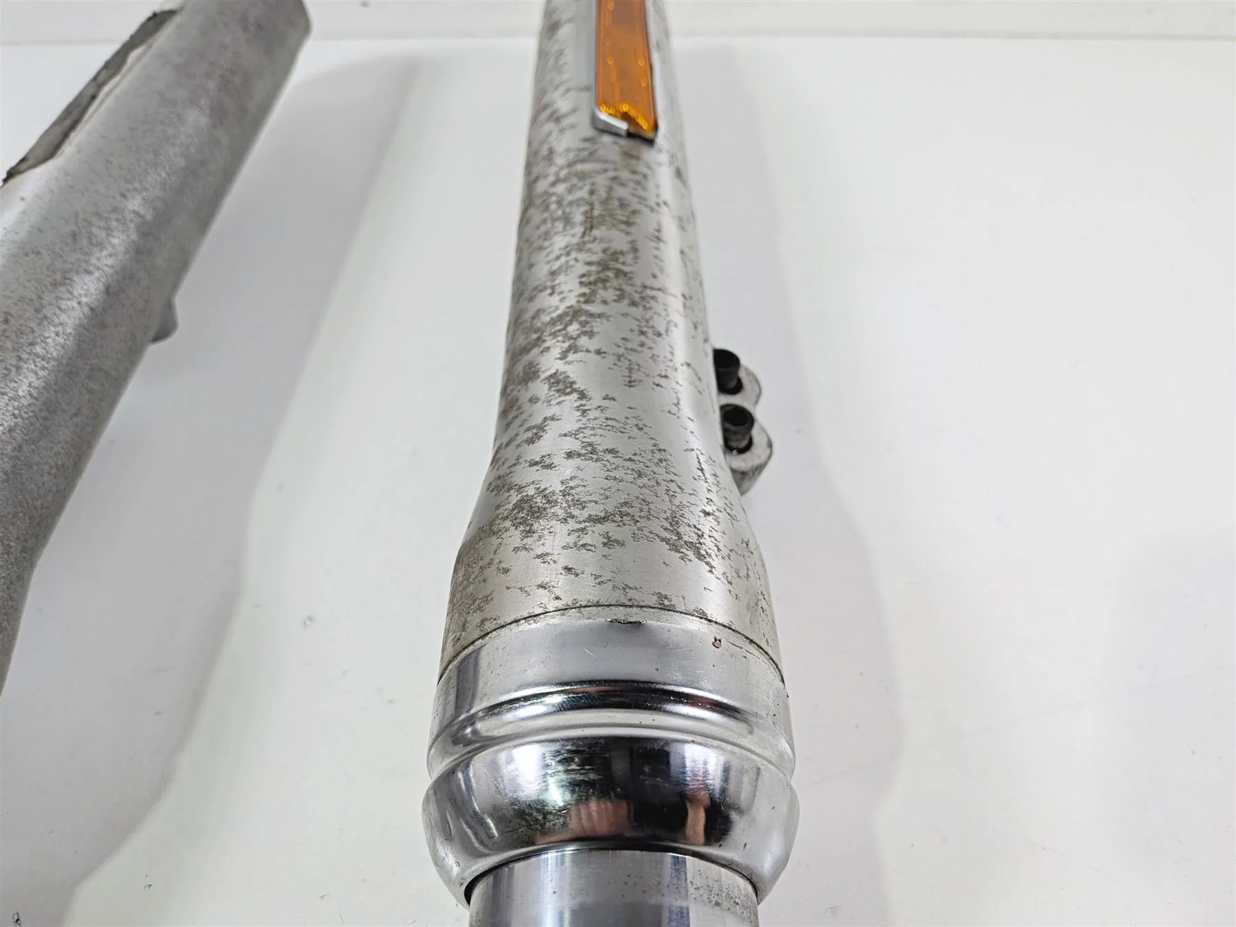 2007 Harley Dyna FXDB Street Bob Straight Front Fork Leg Set - Read 45947-06A - Image 9