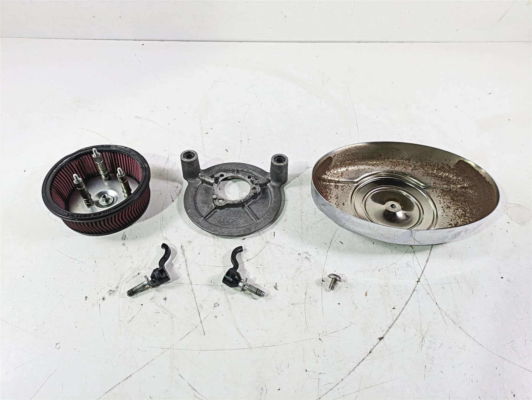 2007 Harley FXDWG Dyna Wide Glide Arlen Ness Air Cleaner Filter - Read 29121-07 - Image 7