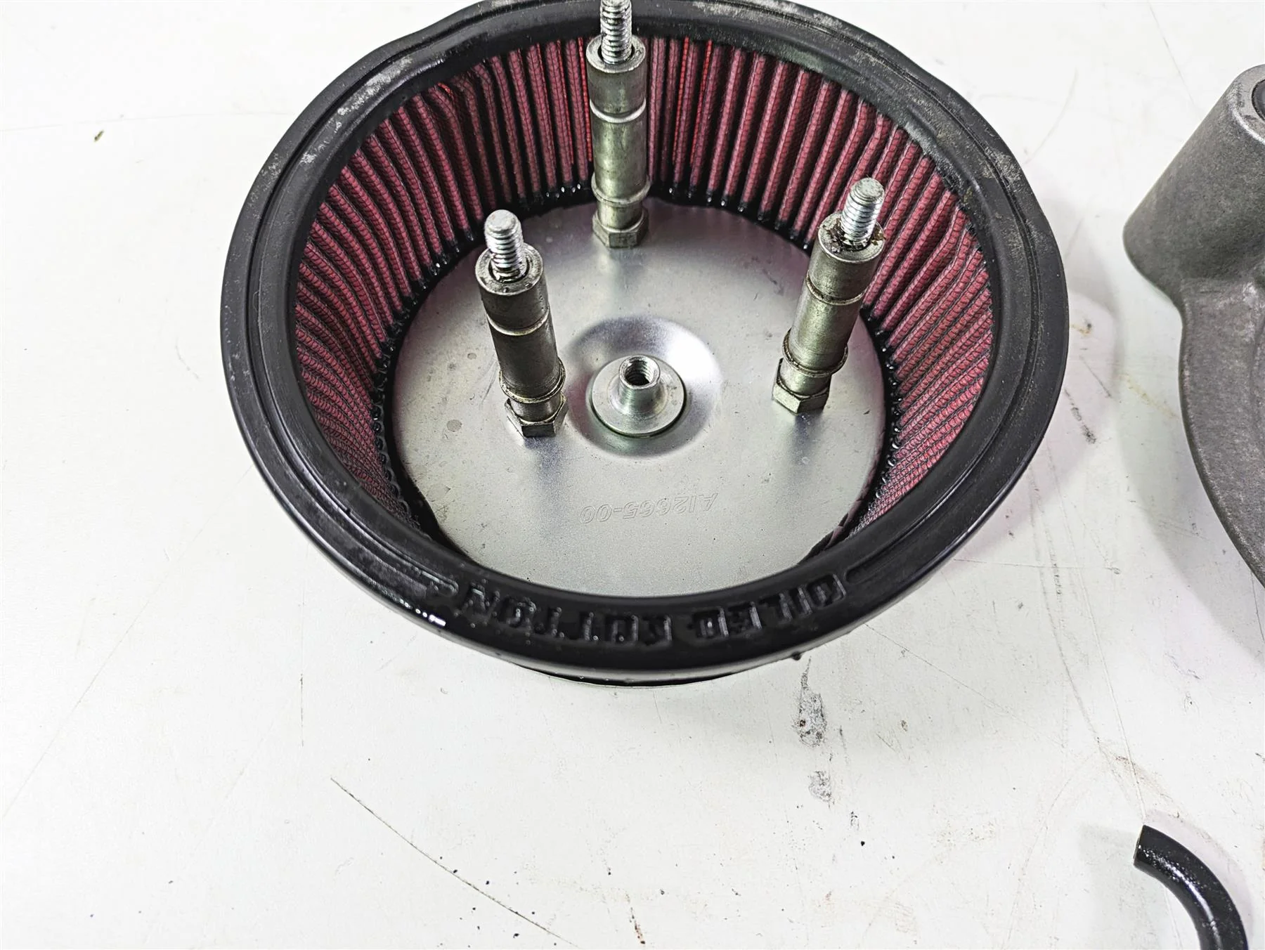 2007 Harley FXDWG Dyna Wide Glide Arlen Ness Air Cleaner Filter - Read 29121-07 - Image 8