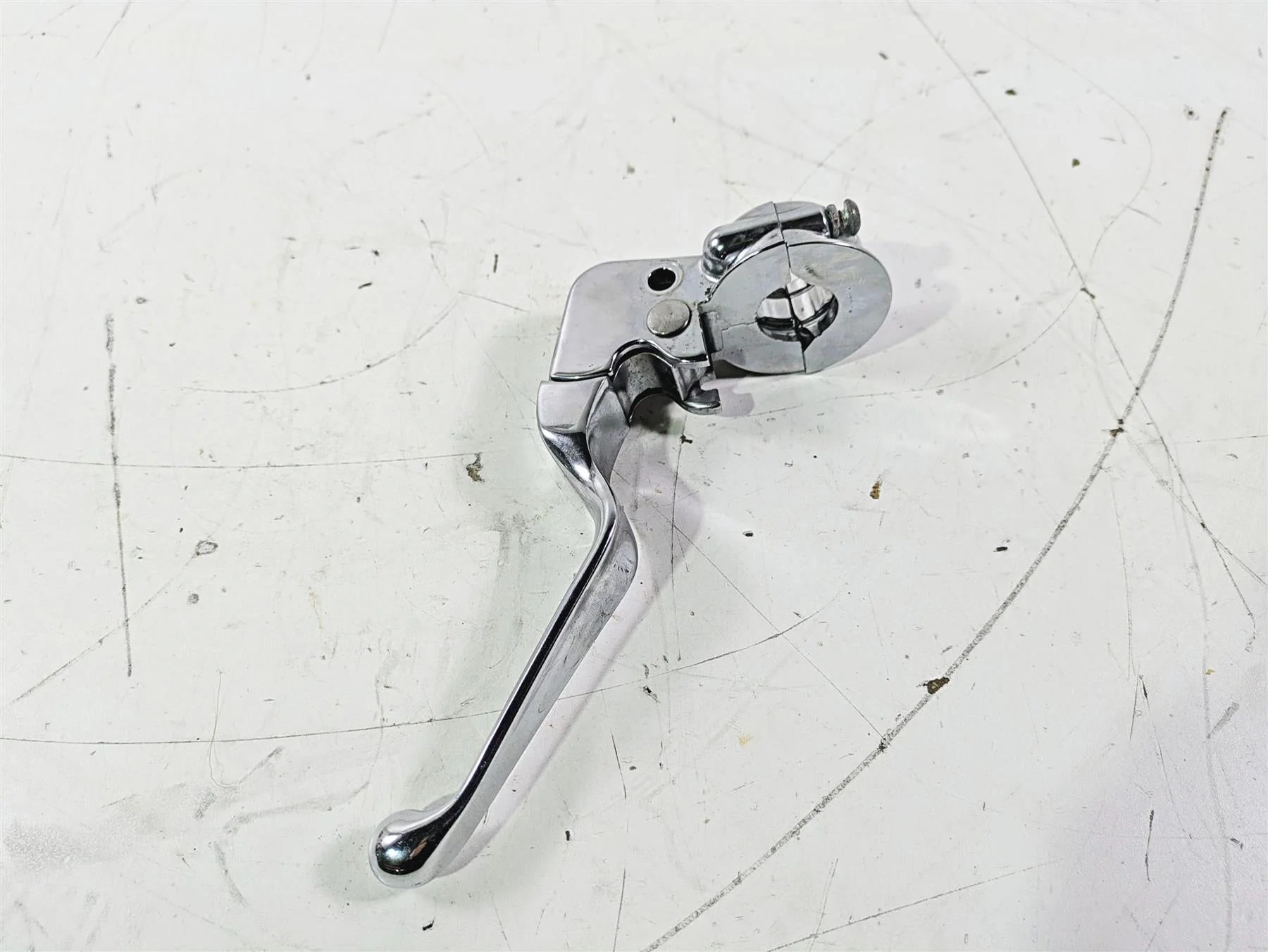 2007 Harley FXDWG Dyna Wide Glide Chrome Clutch Perch & Lever 38608-96 - Image 4